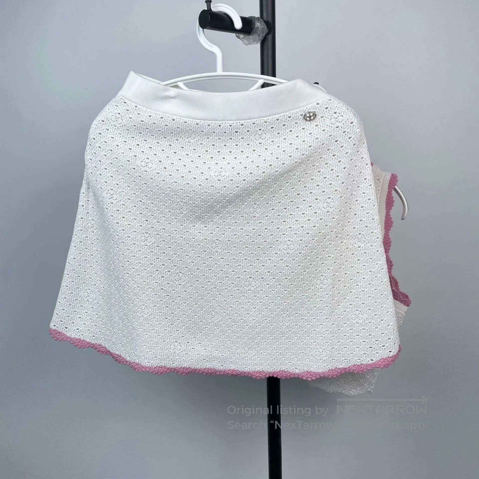 Chanel Chanel 24P White Knit Two. Size 39" - 3 Thumbnail