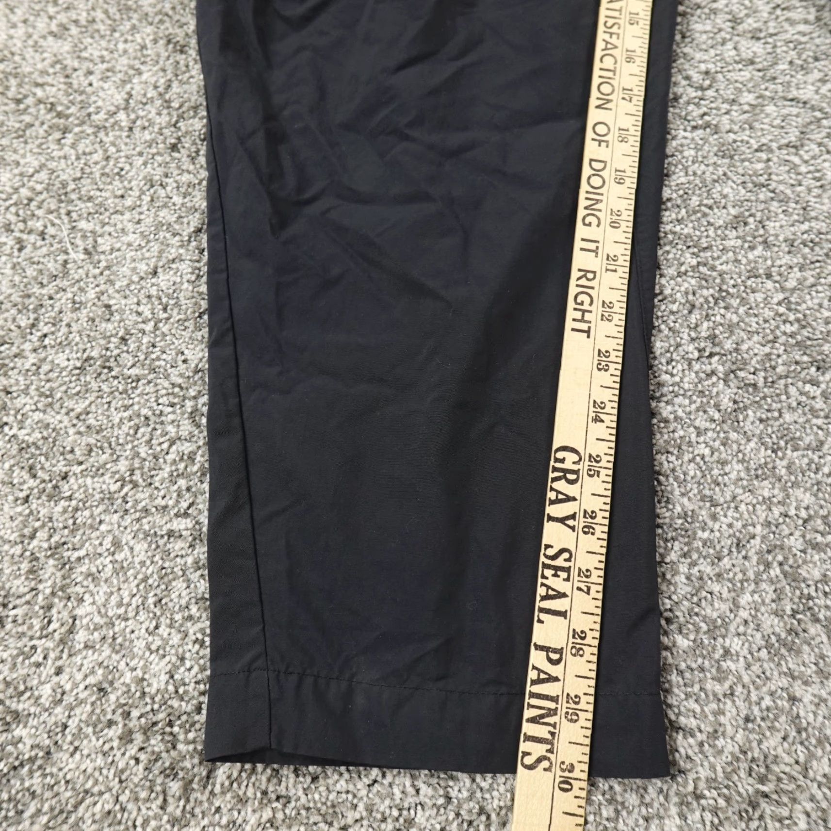 Nike Nike Mens Pants 36 Black Cargo Drawstring Warmup Jogger Sweatpants Gym Activewear Casual Travel Size US 36 / EU 52 - 3 Thumbnail