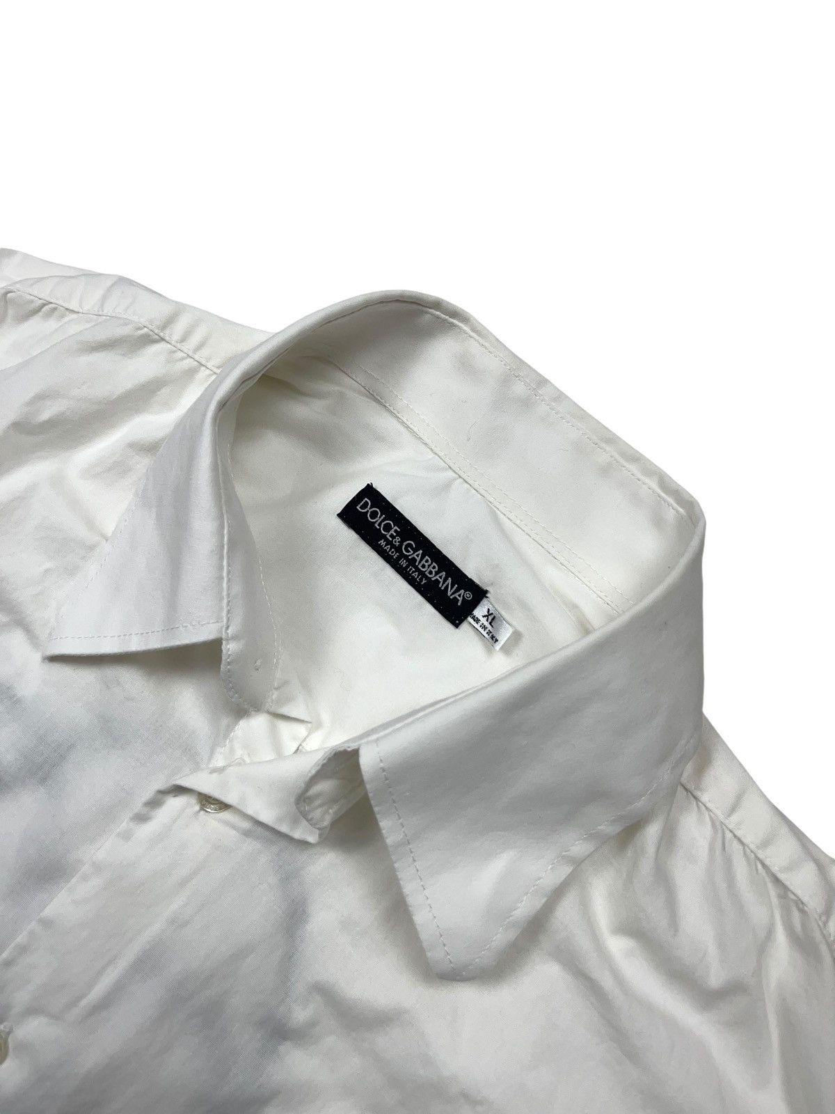 Dolce & Gabbana × Vintage Vintage Dolce & Gabbana Embroidered Logo Button Up Shirt Size US XL / EU 56 / 4 - 9 Thumbnail