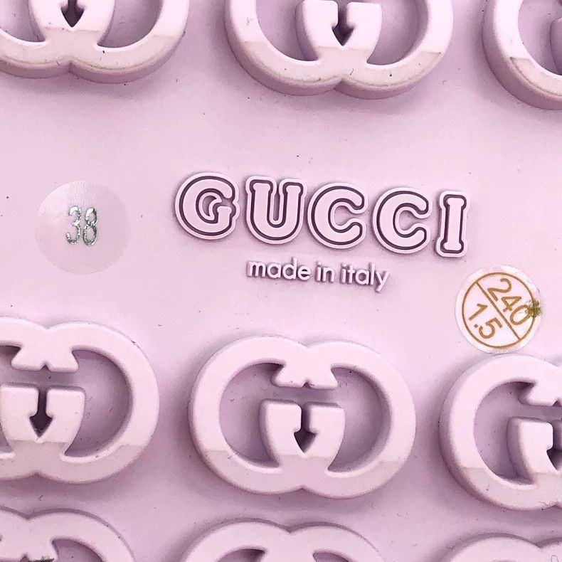 Gucci Gucci Purple Thick Sole Casual Sandals-2506 Size US 8 / IT 38 - 6 Thumbnail