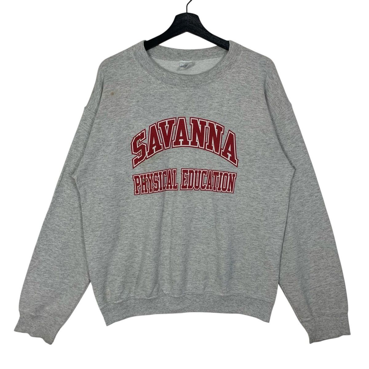 Gildan × Vintage Vintage Gildan Savanah Pyhsical Education Sweashirt Sweater Size US M / EU 48-50 / 2 - 2 Thumbnail