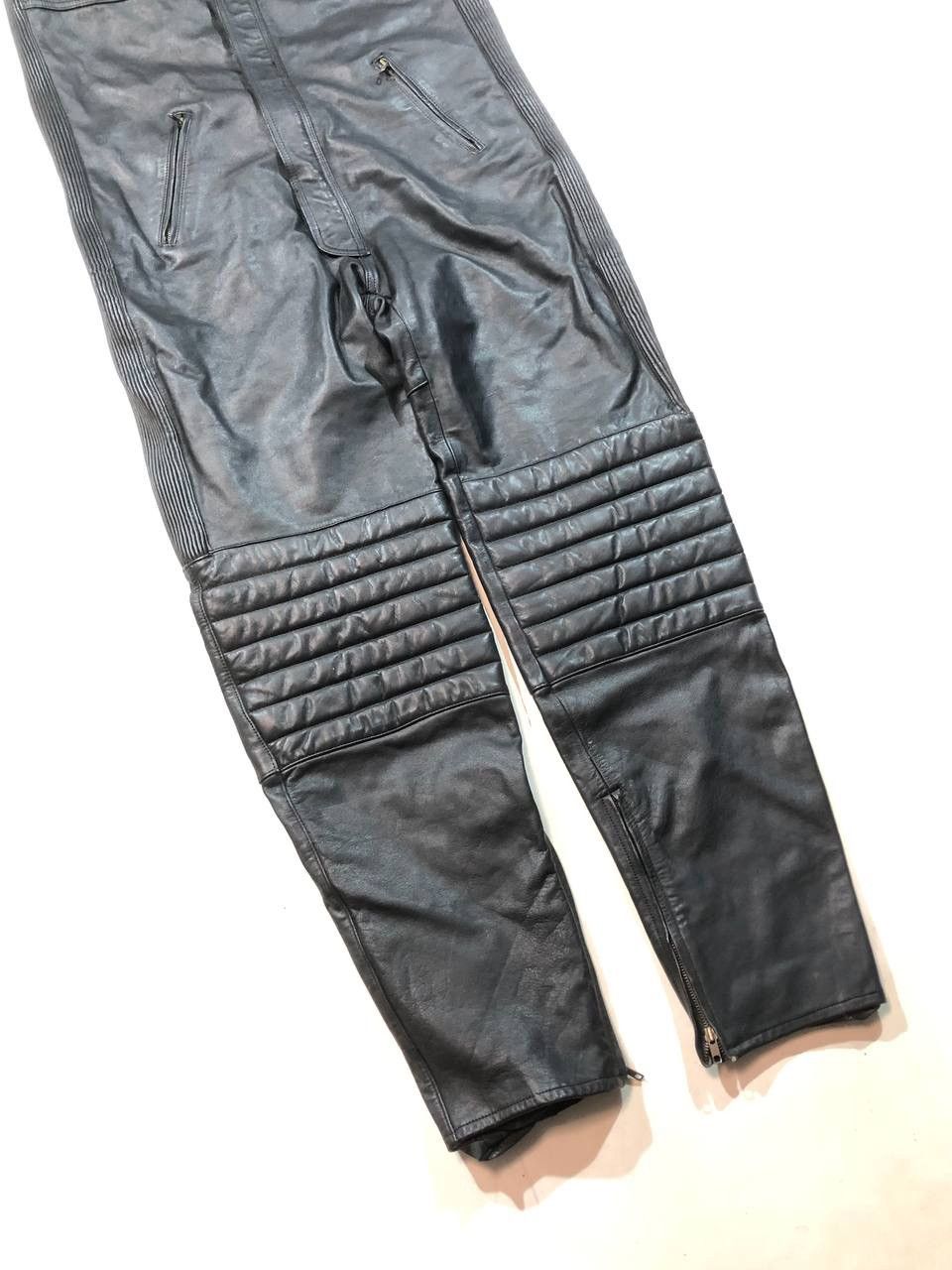 Genuine Leather × Vintage Krawehl Leder Overall Racing Biker Leather Vintage Size US 38 / EU 54 - 5 Thumbnail