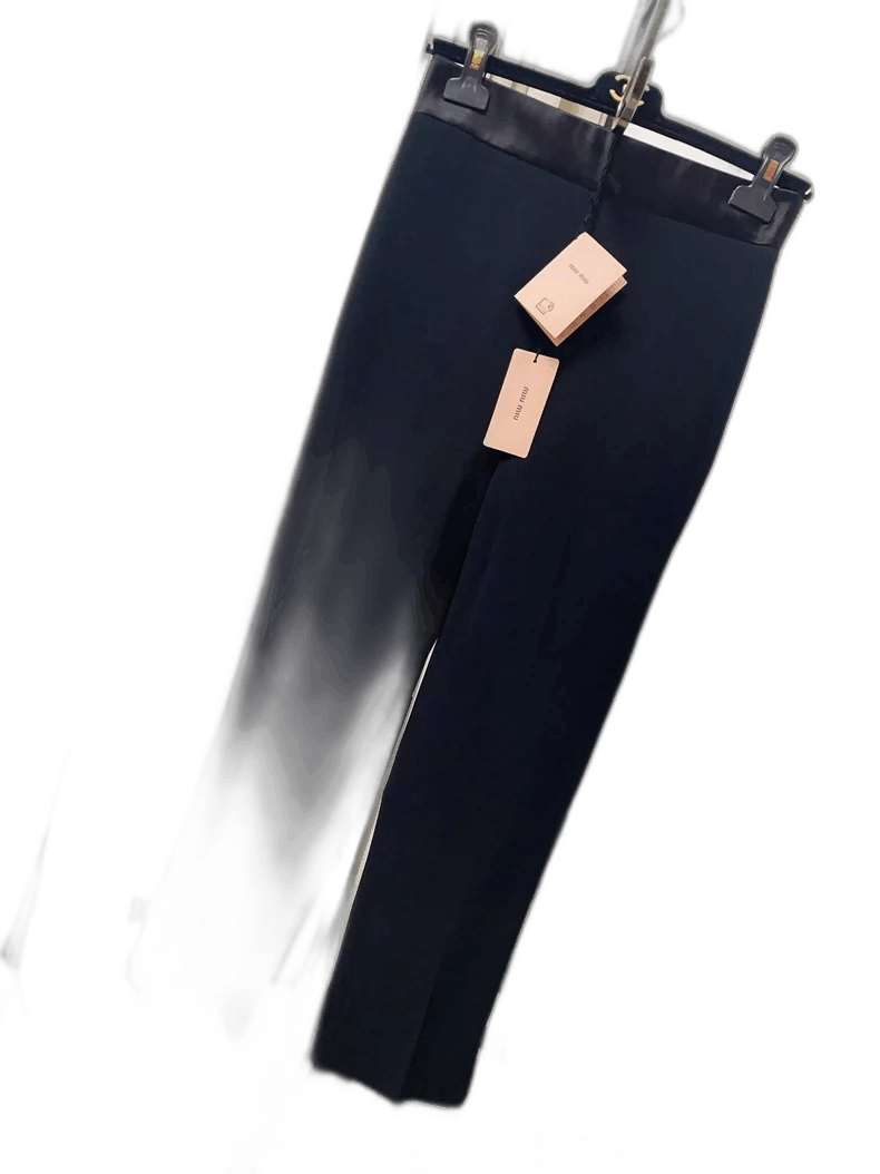 Miu Miu Black Bow Pants Size 40-2506