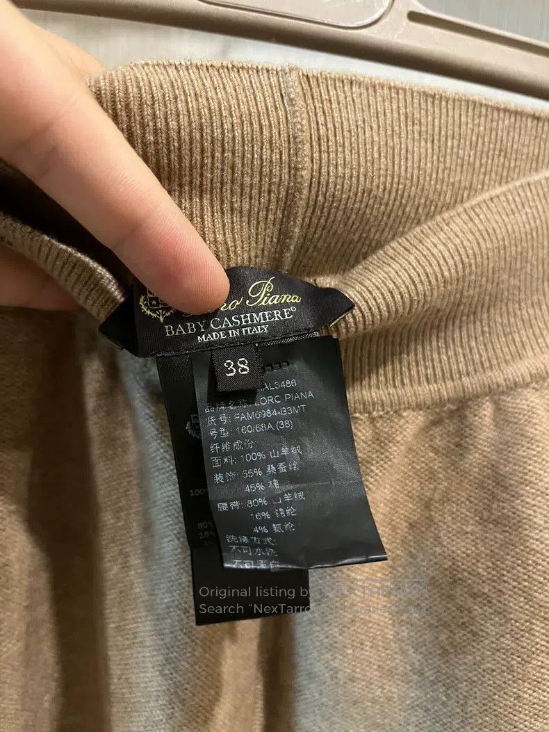 Loro Piana Loro Piana Cashmere capsule wide-leg pants Size 26" / US 2 / IT 38 - 4 Thumbnail