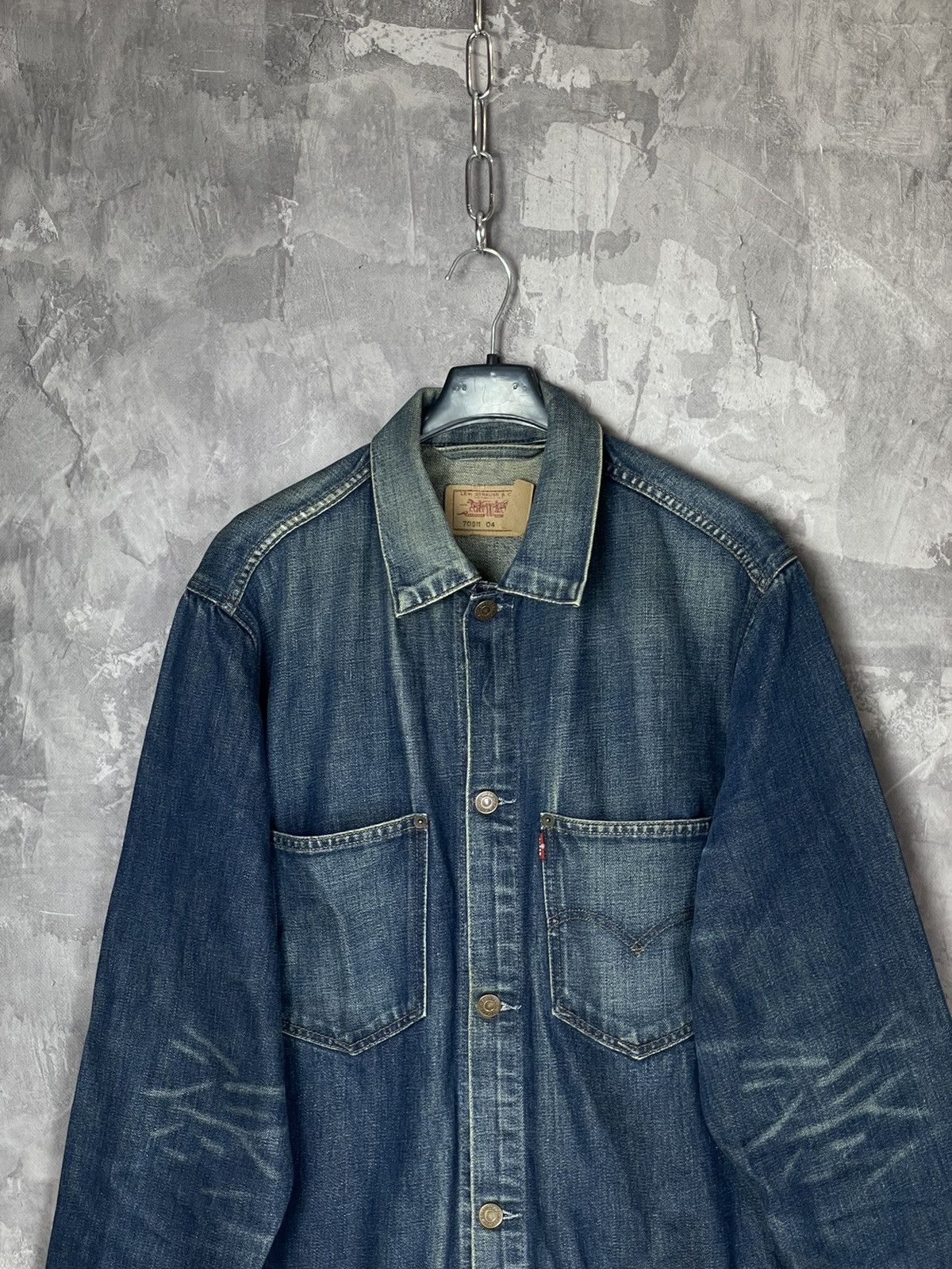 Levi's CRAZY VINTAGE LEVIS DENIM Y2K 90s STREETWEAR JACKET Size US L / EU 52-54 / 3 - 2 Thumbnail