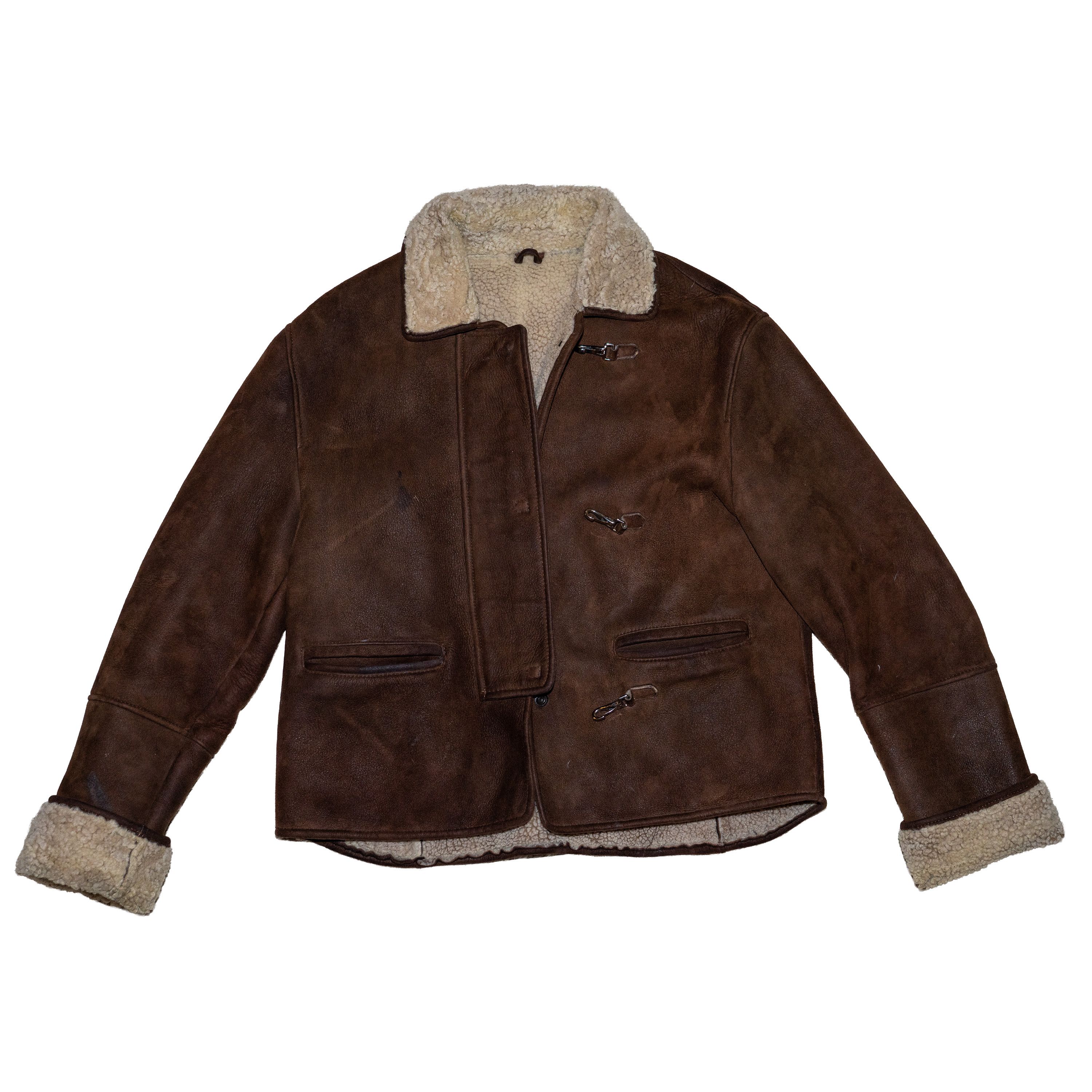 Other Sergio Danielli Suede Shearling Jacket Size US M / EU 48-50 / 2 - 1 Thumbnail