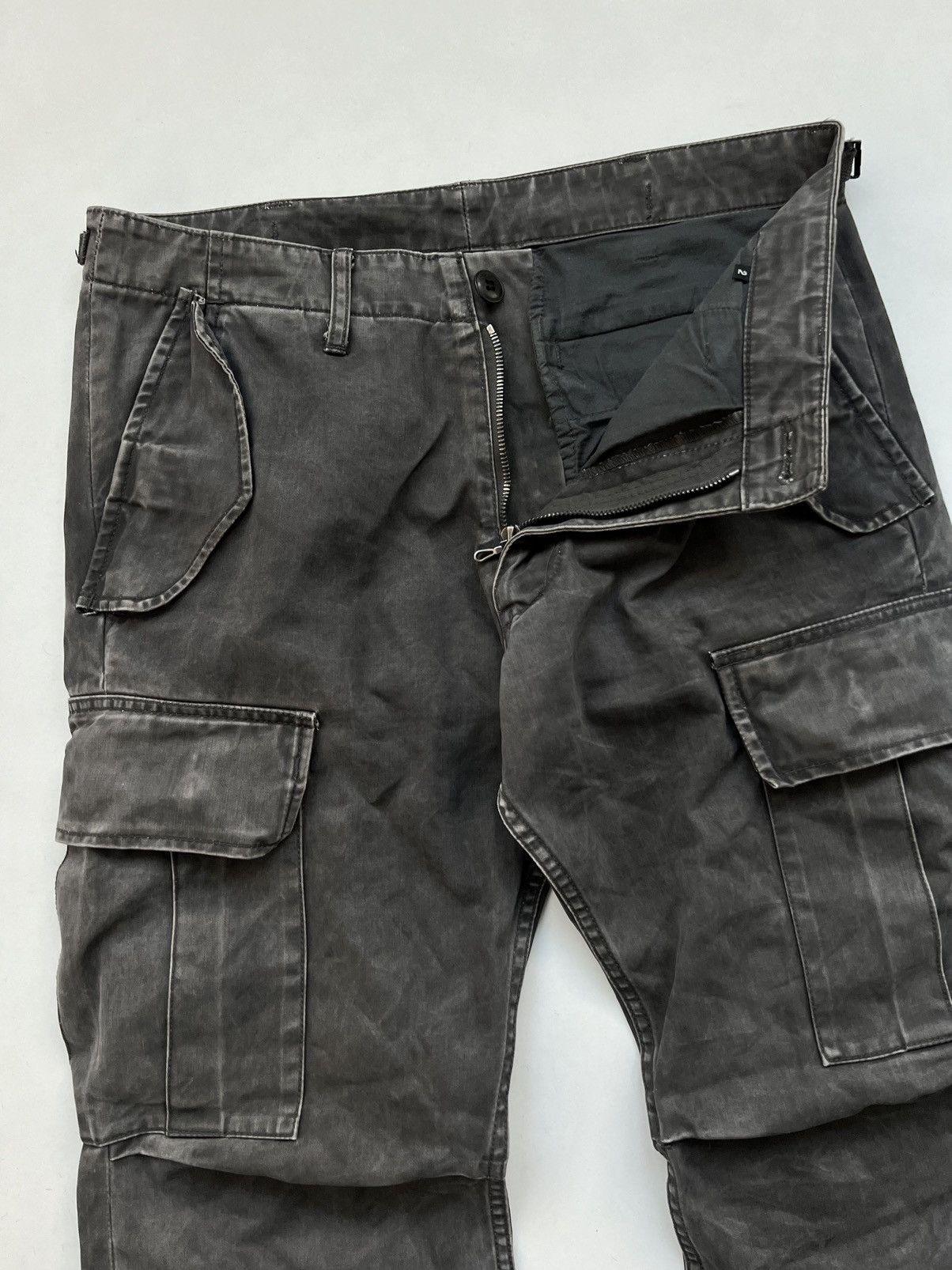 Attachment 🔥Attachment Kazuyuki Kumagai Heavy Twill Canvas Flared Pants Size US 30 / EU 46 - 6 Thumbnail