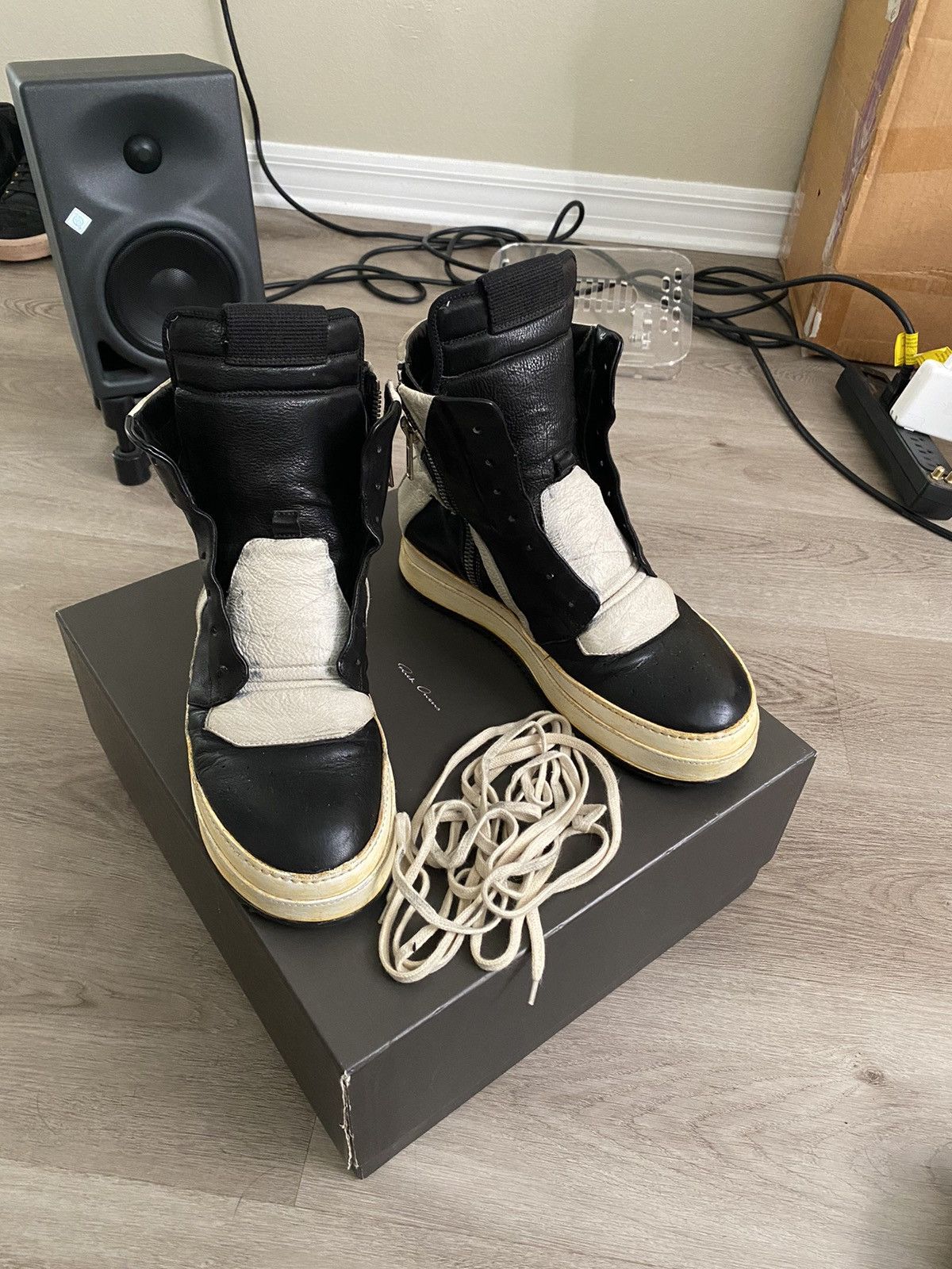 Rick Owens Performa Taped Geobasket | Grailed