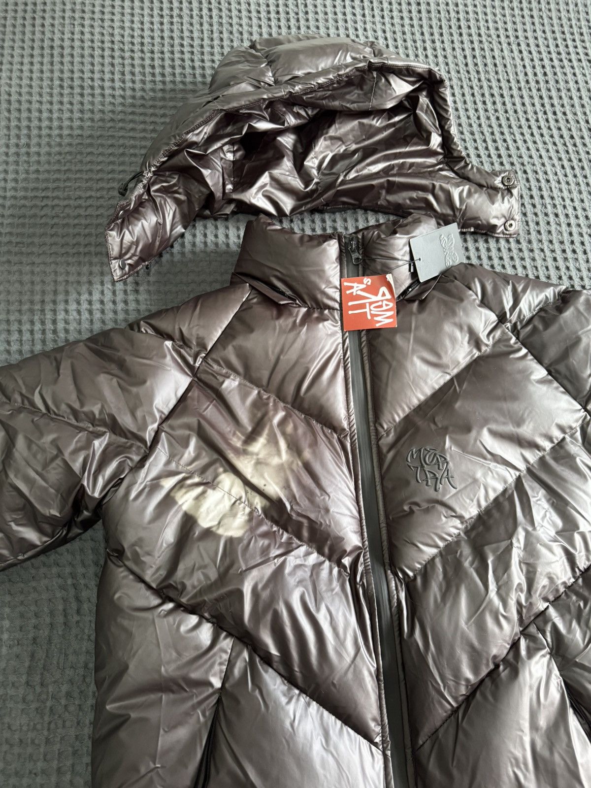 Mertra (METRA) black and white heat reactive puffer Size US L / EU 52-54 / 3 - 5 Thumbnail