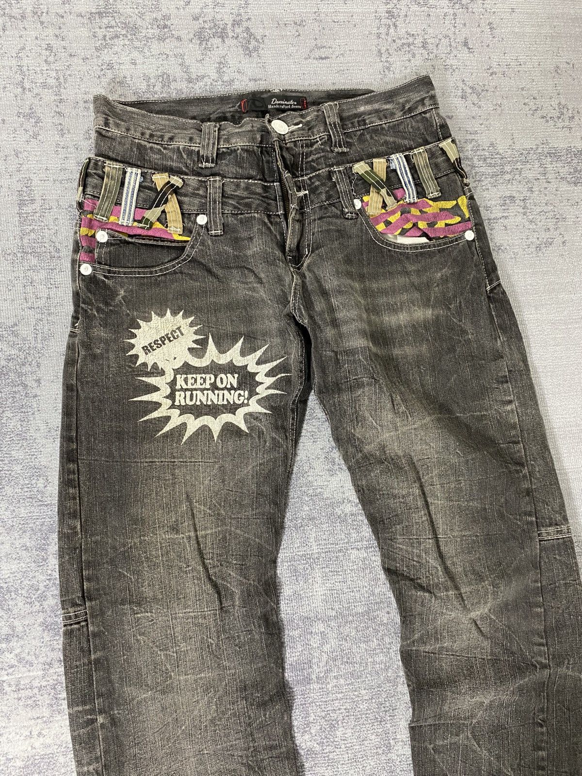 If Six Was Nine japanese brand double waist dominate jeans Size US 28 / EU 44 - 3 Thumbnail