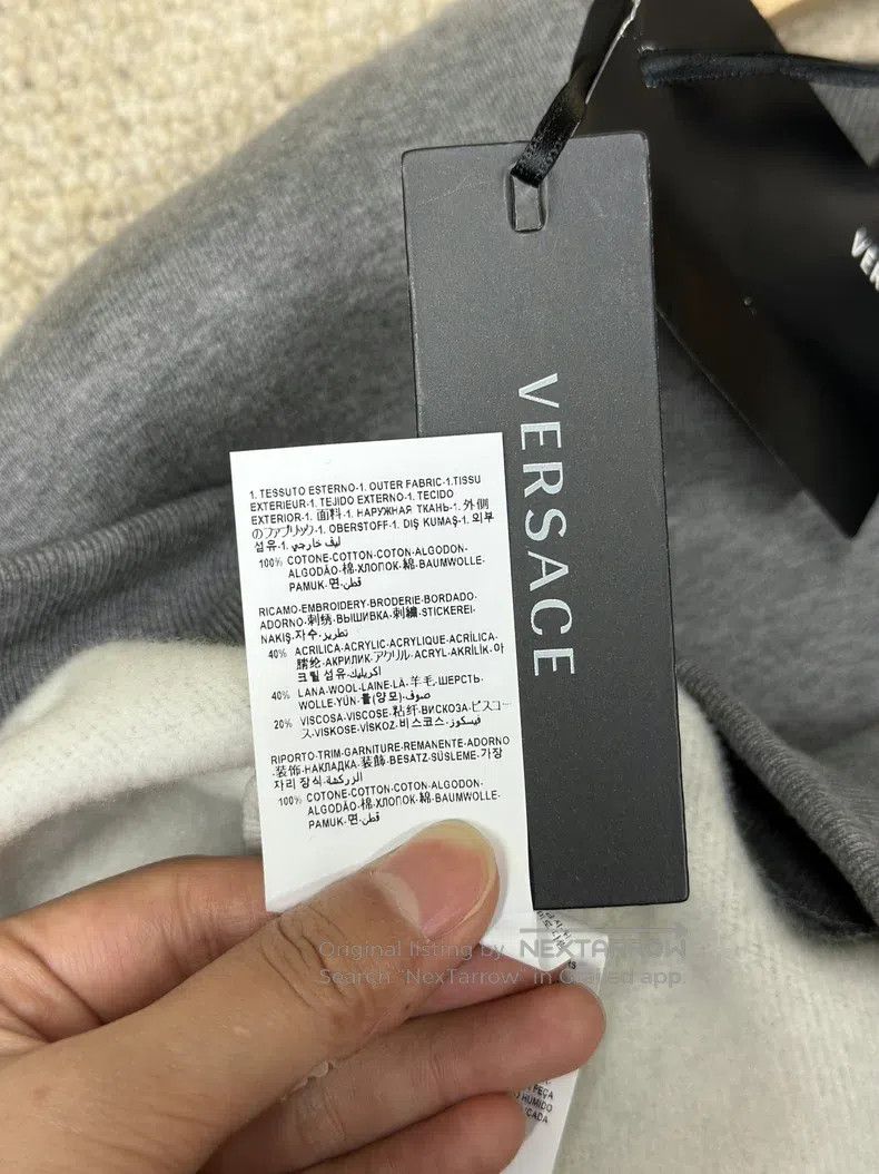Versace Versace Grey casual crew neck sweatshirt Size US L / EU 52-54 / 3 - 7 Thumbnail