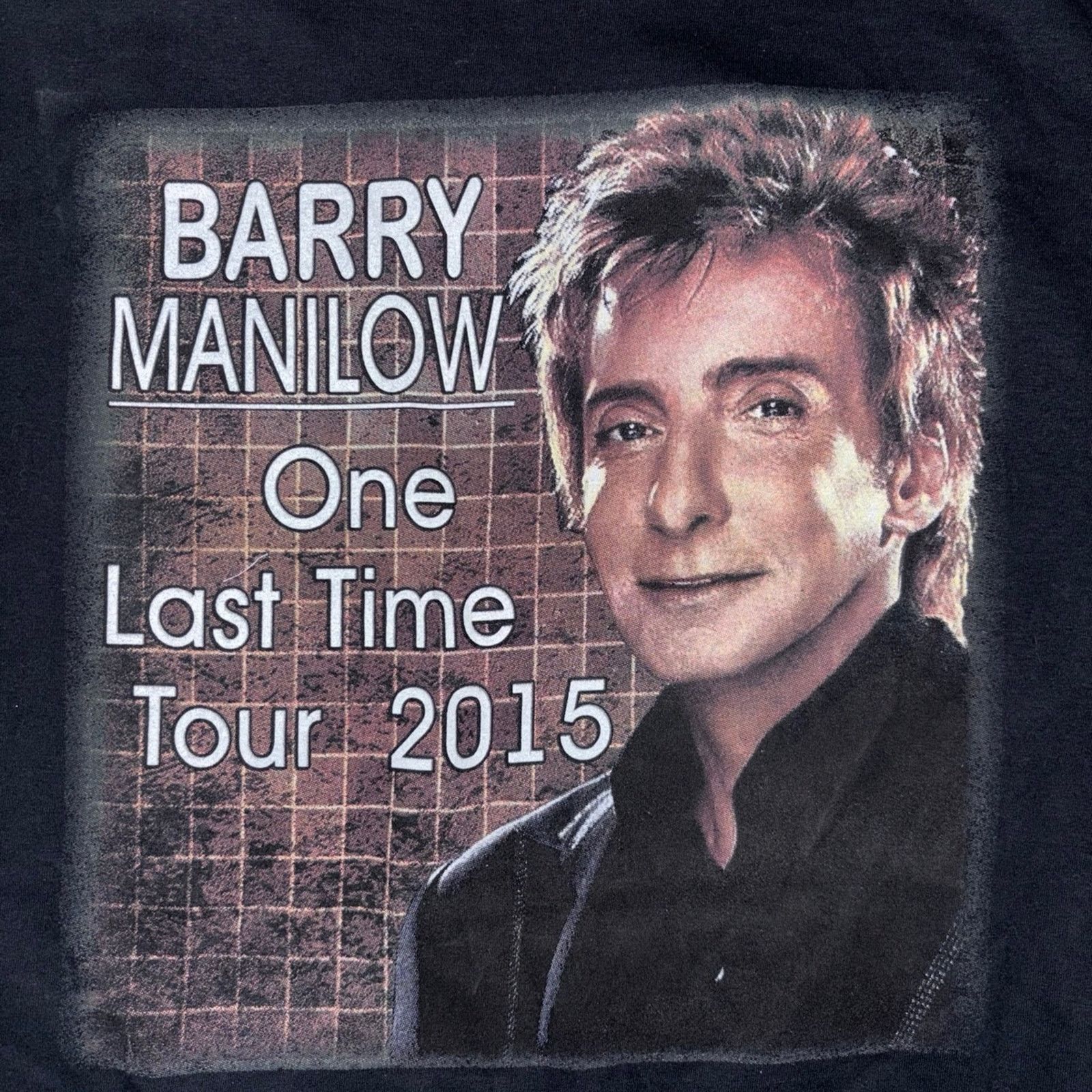 Gildan Barry Manilow one last time tour shirt 2015 size large Size US L / EU 52-54 / 3 - 2 Thumbnail