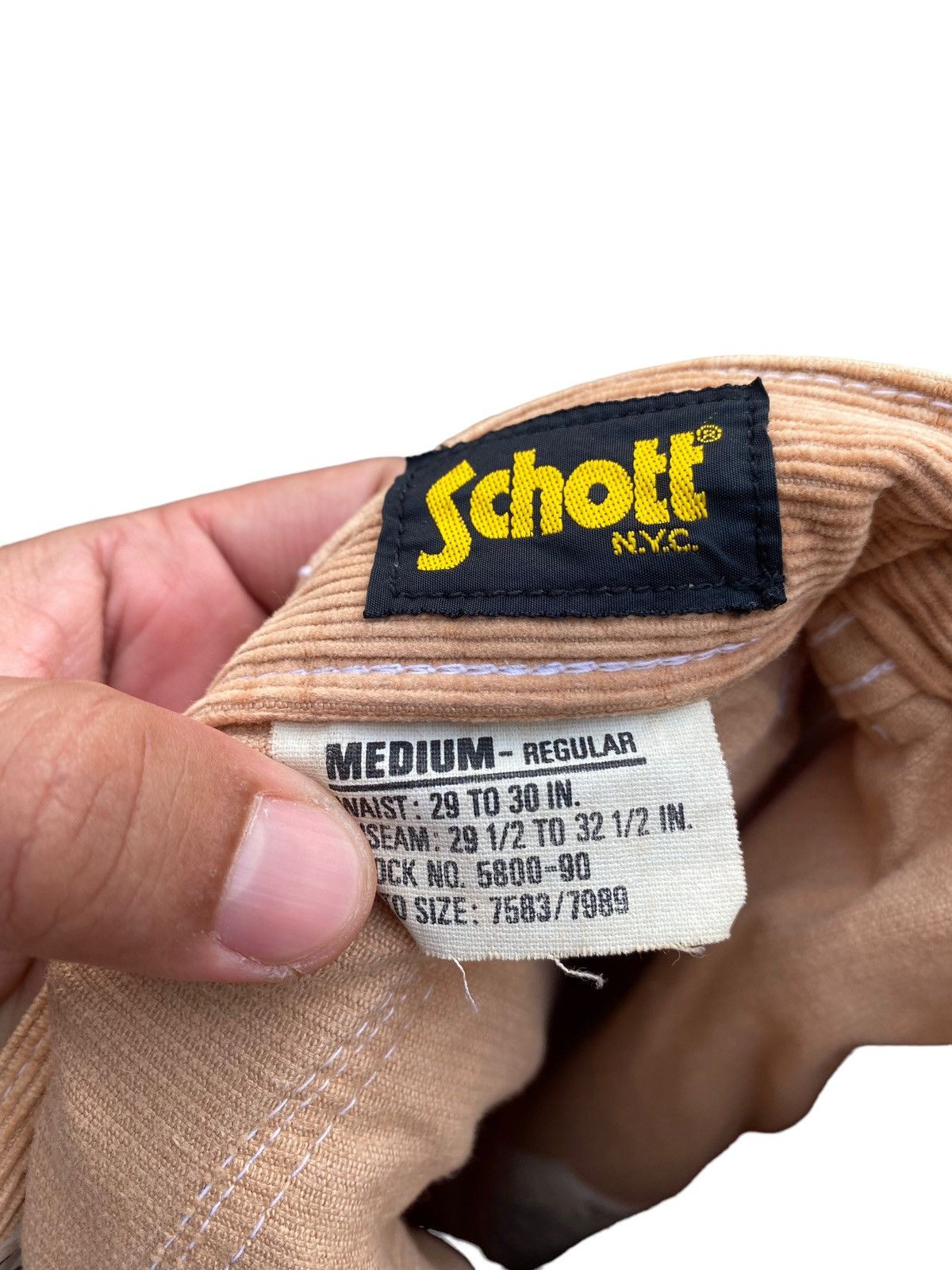 Schott Vintage Schott NYC Curduroy Cargo Pant Size US 29 - 7 Thumbnail