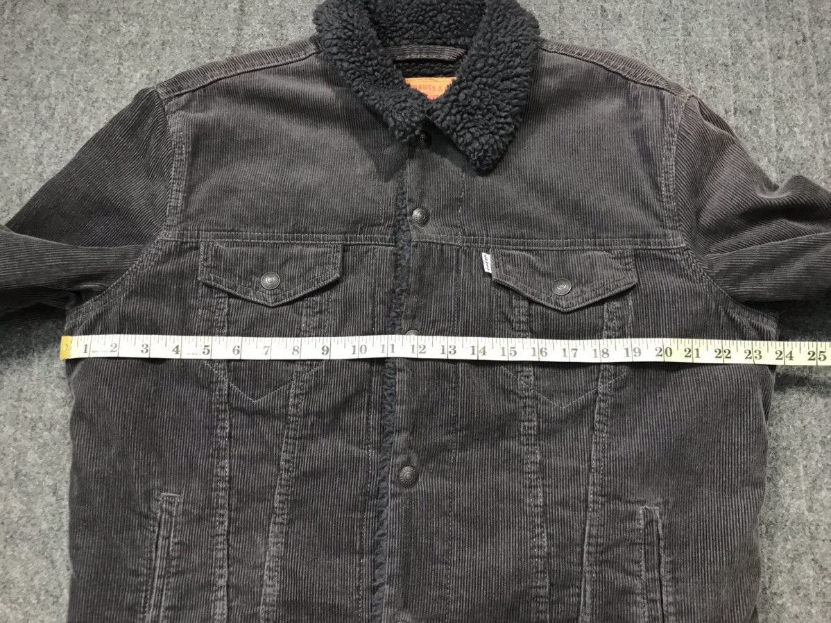 Japanese Brand Vtg Levi’s Strauss Sherpa Jacket Corduroy Distressed Design Size US L / EU 52-54 / 3 - 18 Thumbnail