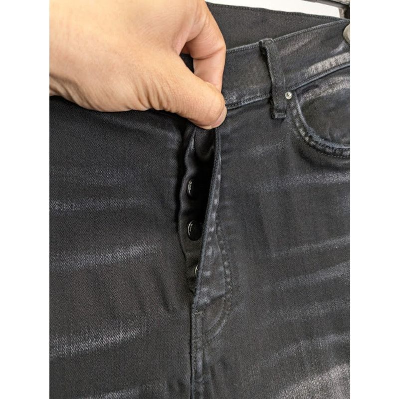 Amiri o1rshd1 Stacked Flare Jeans in Aged Black Size US 32 / EU 48 - 9 Thumbnail