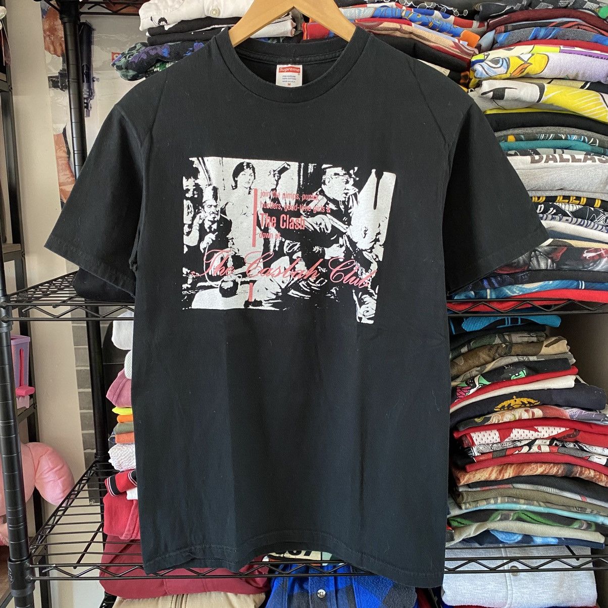 Supreme Supreme The Clash Casbah T-Shirt Black 2010 Concert Band Size US M / EU 48-50 / 2 - 1 Thumbnail