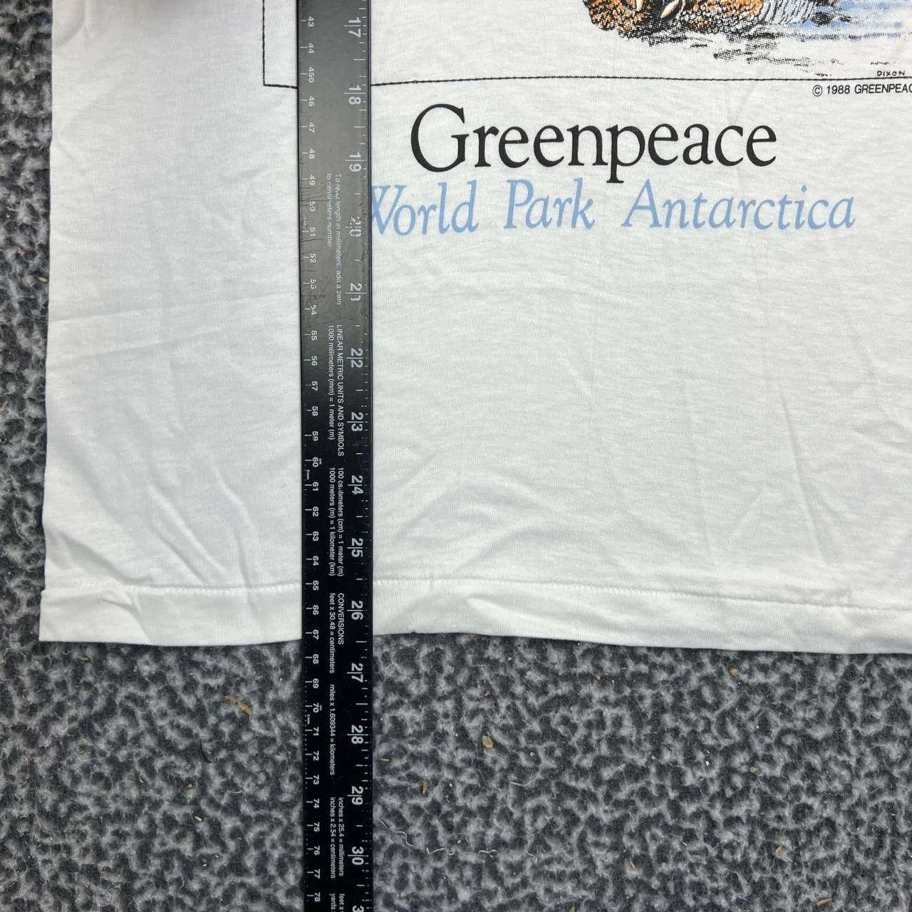 Hanes Vintage Green Peace Penguin Shirt Men S Hanes Deadstock New Size US S / EU 44-46 / 1 - 4 Thumbnail
