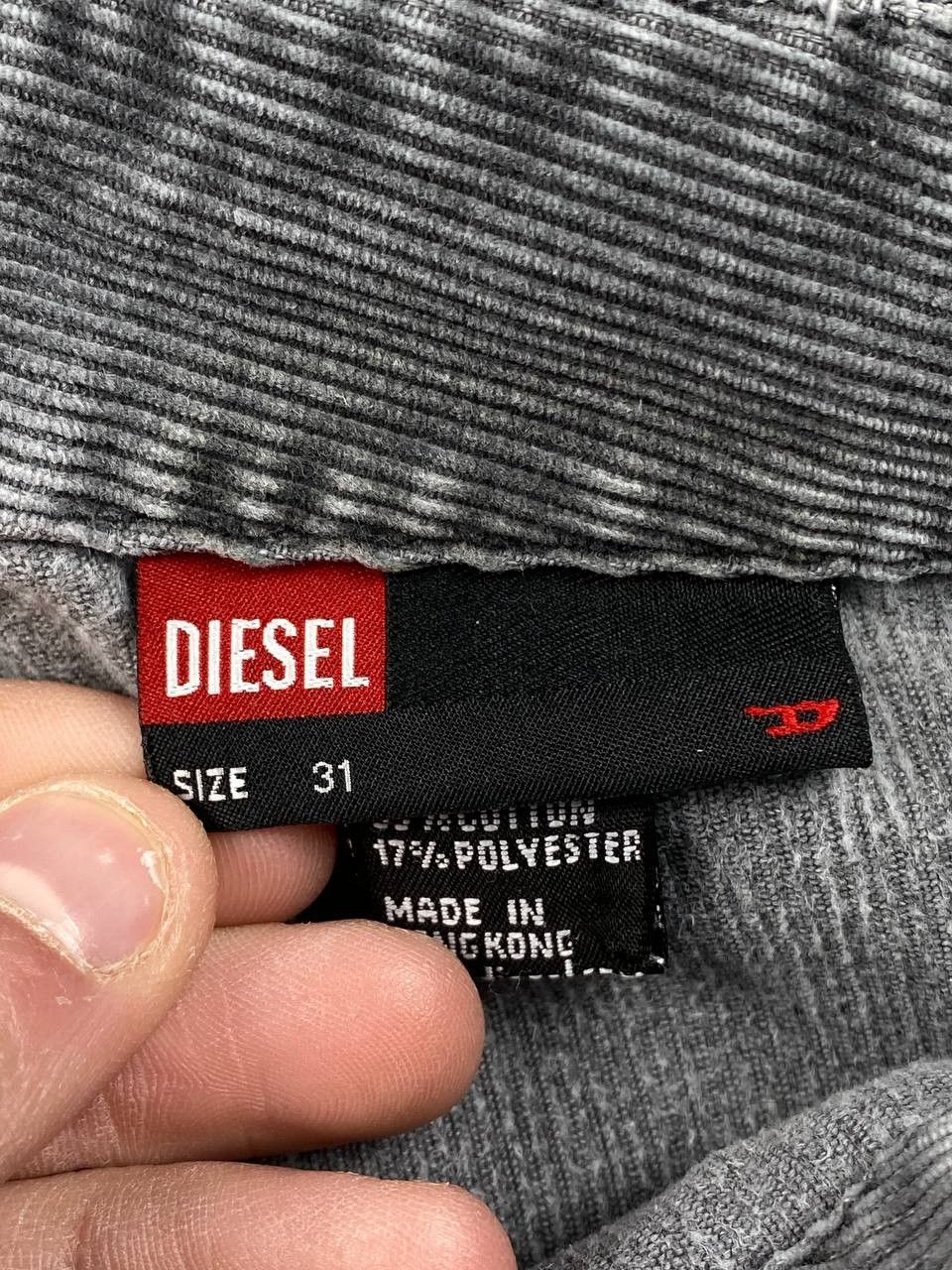 Diesel Vintage Diesel Corduroy Denim Pants Size US 31 - 12 Thumbnail