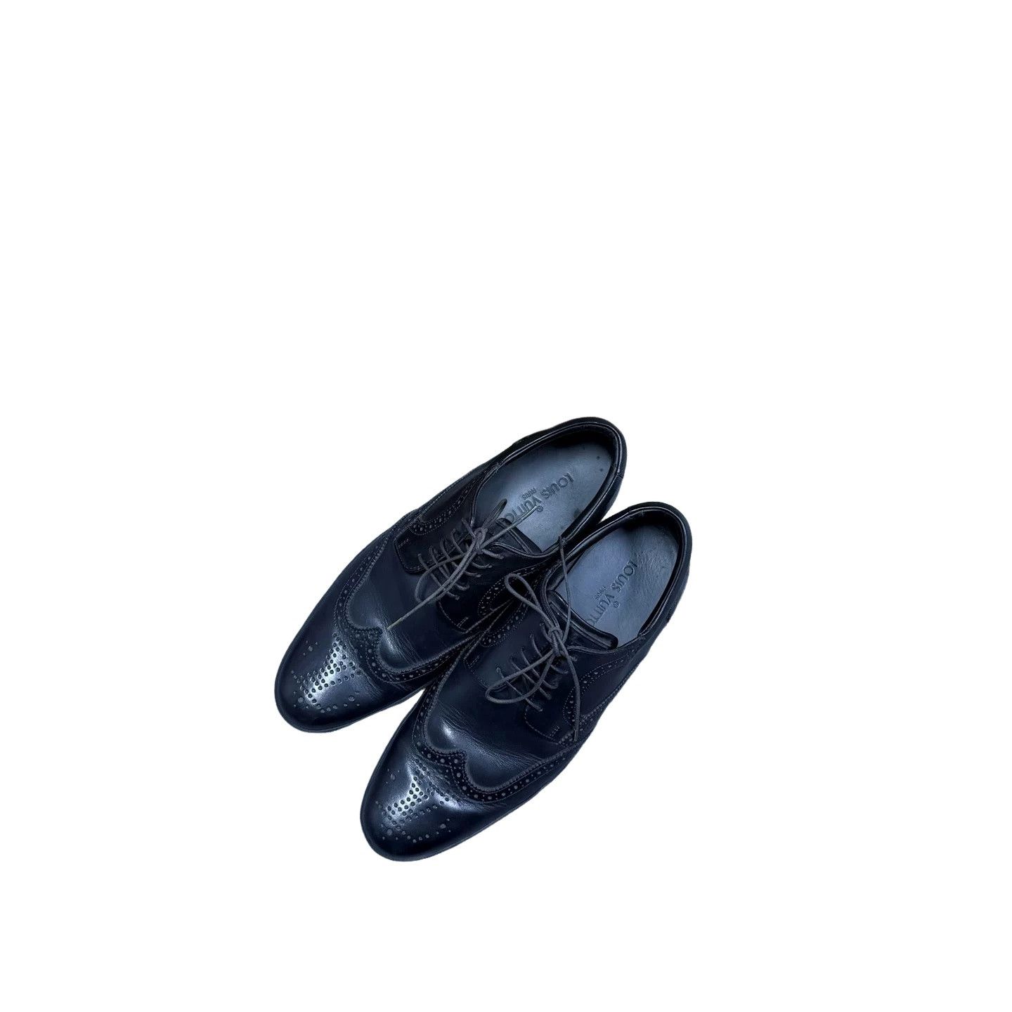 Louis Vuitton Louis Vuitton Leather Wingtip Brogue Shoes 6 Size US 7 / EU 40 - 1 Thumbnail