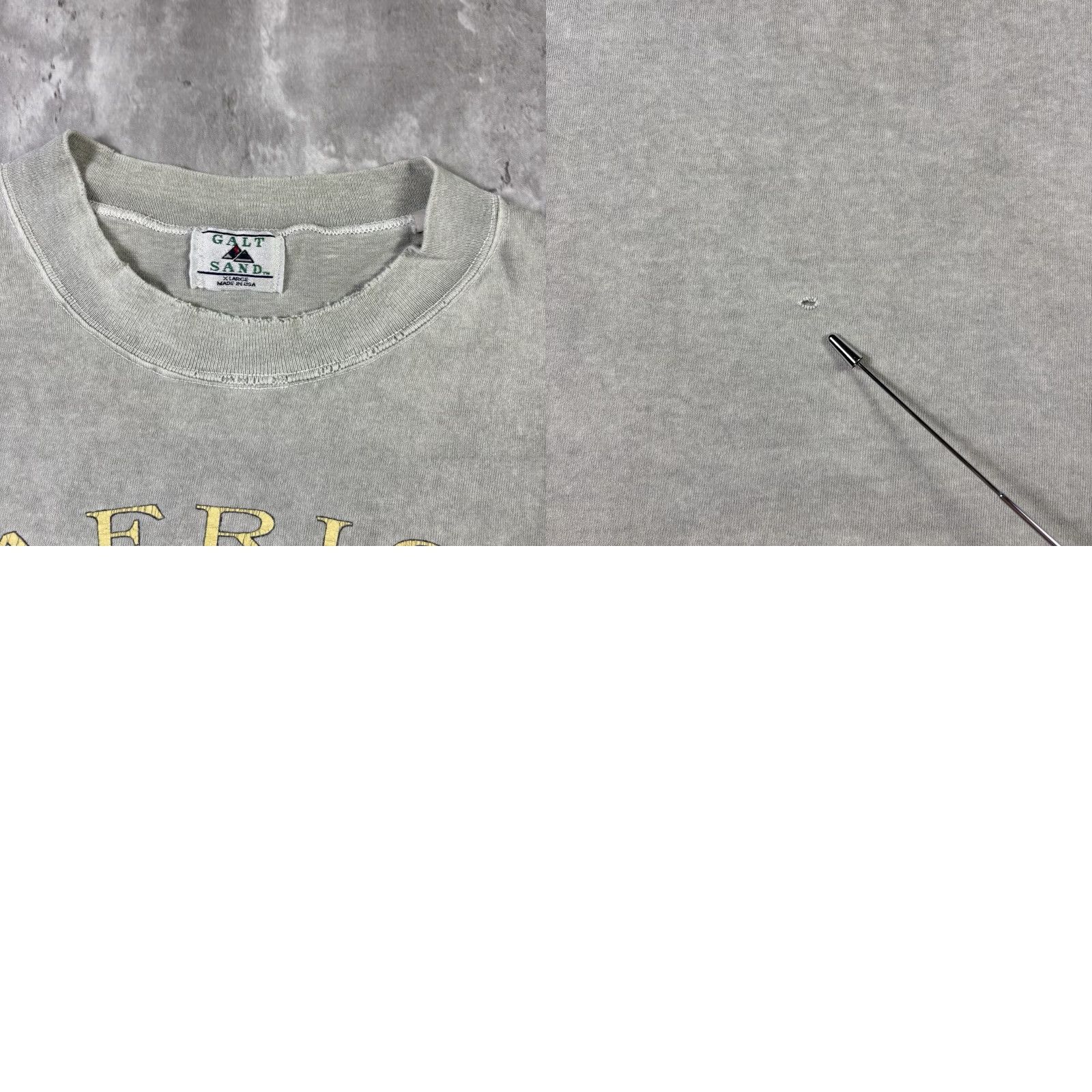 Vintage VINTAGE Galt Sand T-Shirt Men XL Green Nature Distressed Short Sleeve Crew Neck Vintage Yes Size US XL / EU 56 / 4 - 9 Thumbnail