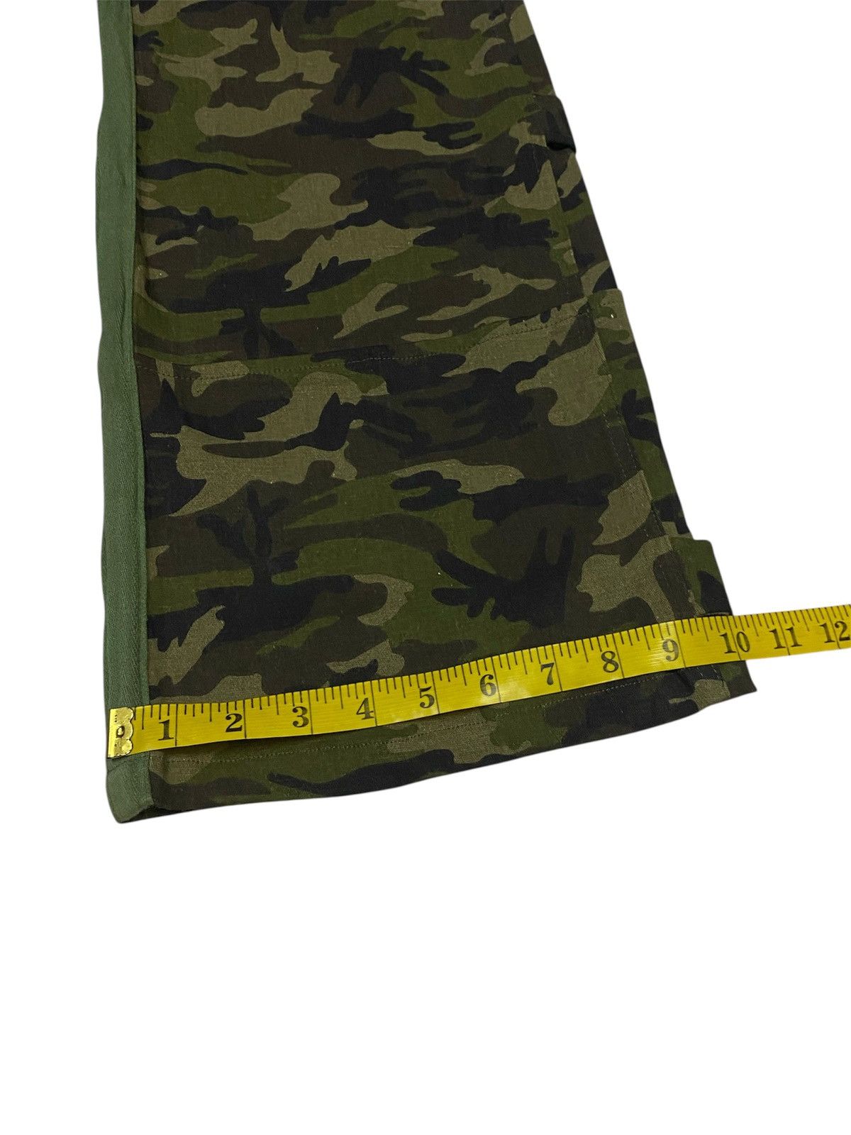 Japanese Brand Vice Fairy Multipocket Stretch Wide Leg Camo Cargo Pants Size US 30 / EU 46 - 21 Thumbnail