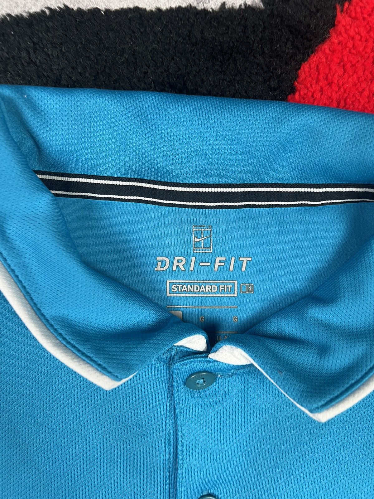Nike Nike Court Tennis Dri-Fit Blue Polo Shirt Size US L / EU 52-54 / 3 - 10 Thumbnail