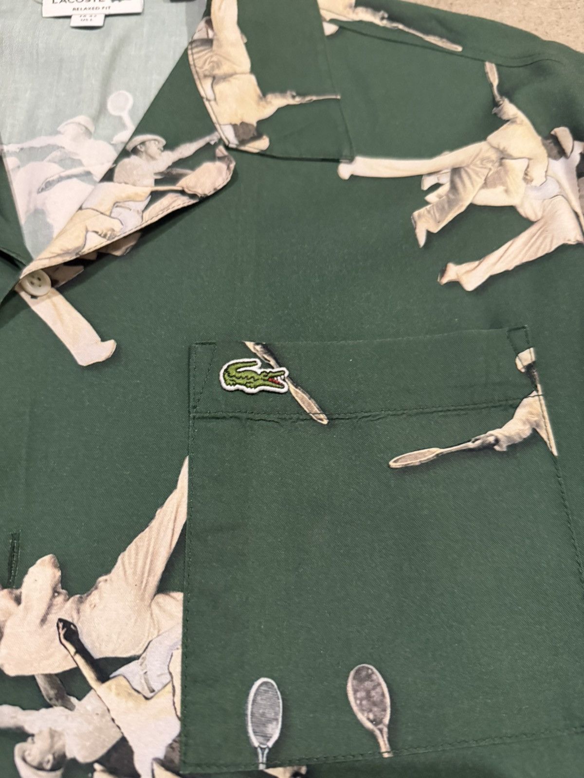 Lacoste Vintage Lacoste button up Size US L / EU 52-54 / 3 - 2 Thumbnail