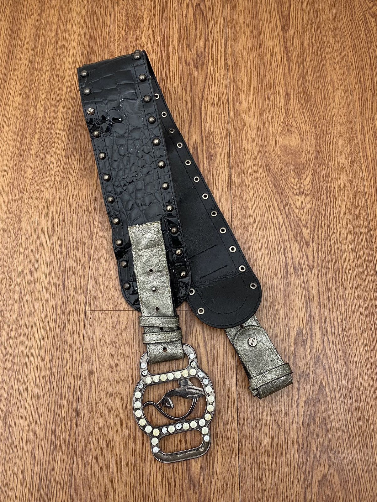 Japanese Brand Y2K wide cat belt Size ONE SIZE - 1 Thumbnail