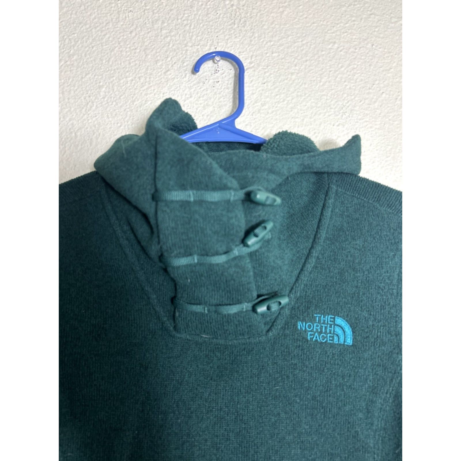 The North Face The North Face Crescent Sunset Hoodie Womens Small Green Button Pullover Size S / US 4 / IT 40 - 3 Thumbnail
