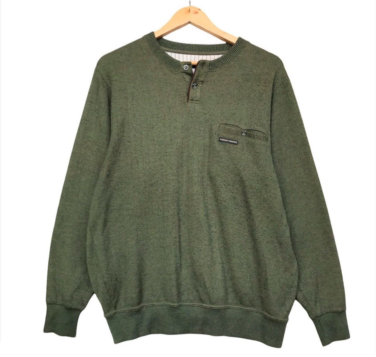 Japanese Brand × Y's for Men × Yohji Yamamoto Yohji Yamamoto Sacsny Y’saccs Crewneck Sweatshirt Size US L / EU 52-54 / 3 - 1 Thumbnail