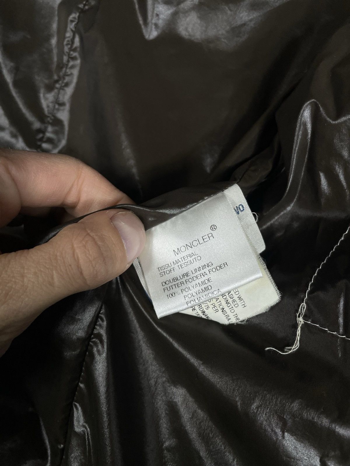 Designer Moncler retro 00s down jacket luxury old money designer Size S / US 4 / IT 40 - 13 Thumbnail