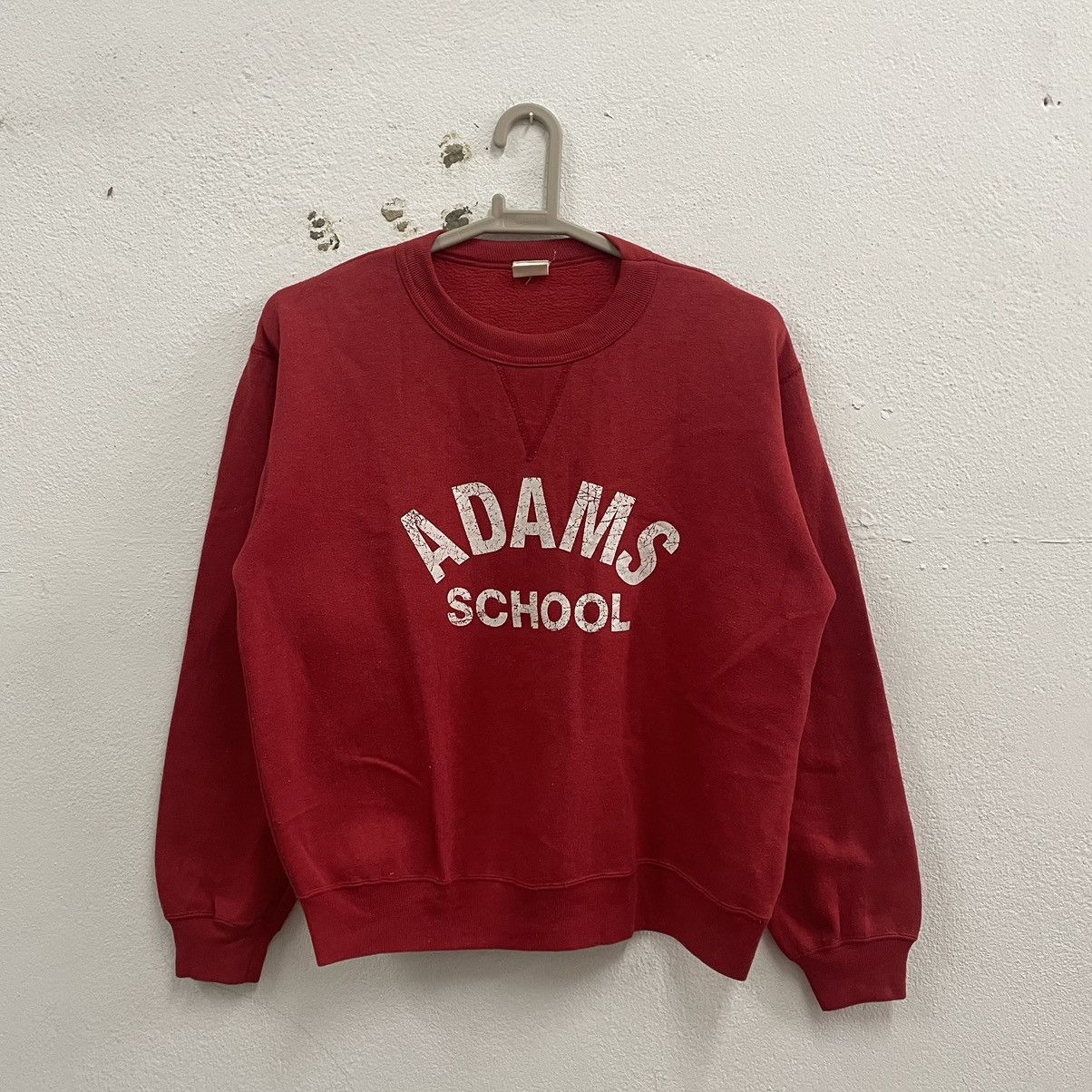 Vintage 🔥Vintage Adams School Big Spellout Sweatshirts Size US M / EU 48-50 / 2 - 1 Thumbnail