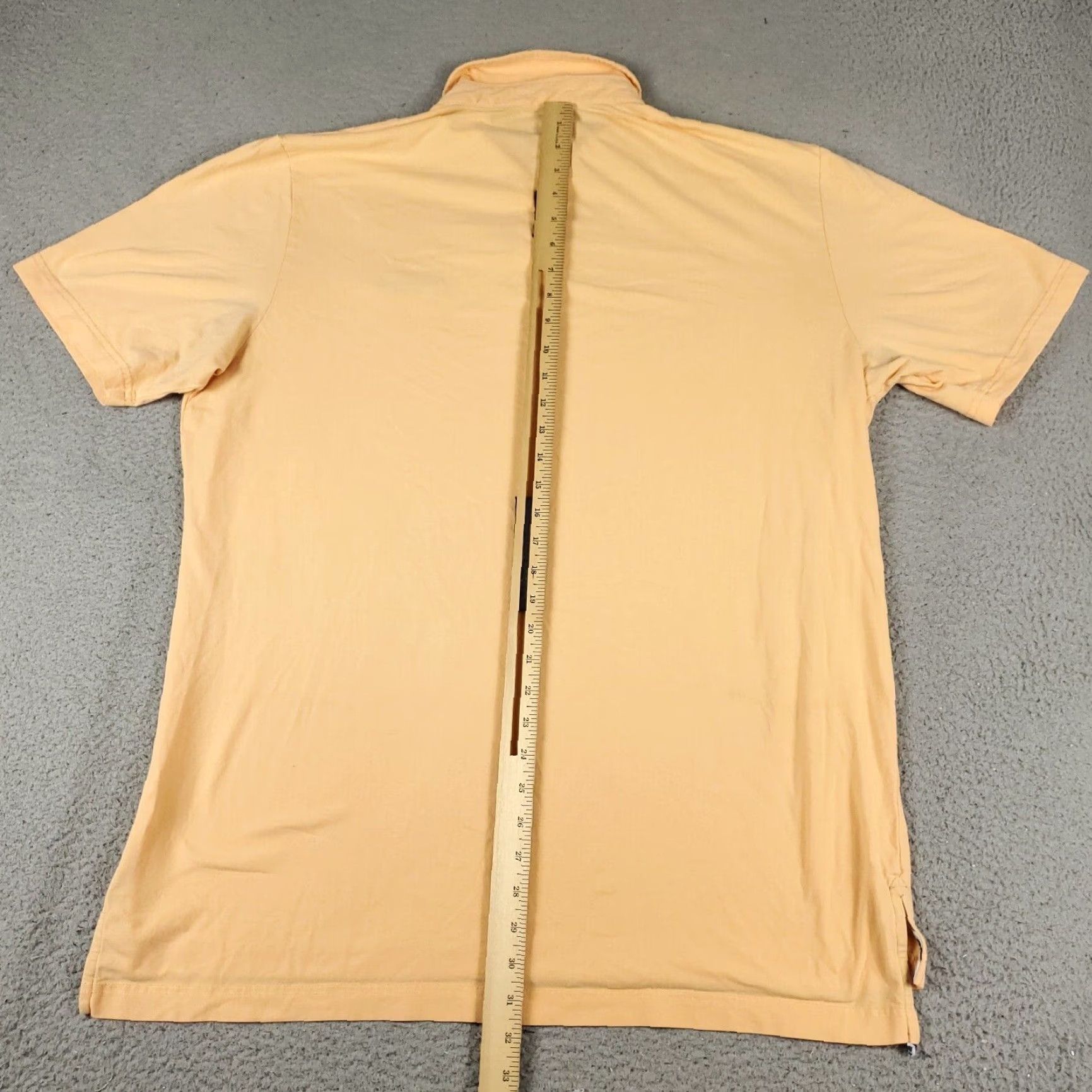 Peter Millar Peter Millar Shirt Mens Size XL Orange Golf Casual Short Sleeve Stained Size US XL / EU 56 / 4 - 7 Thumbnail