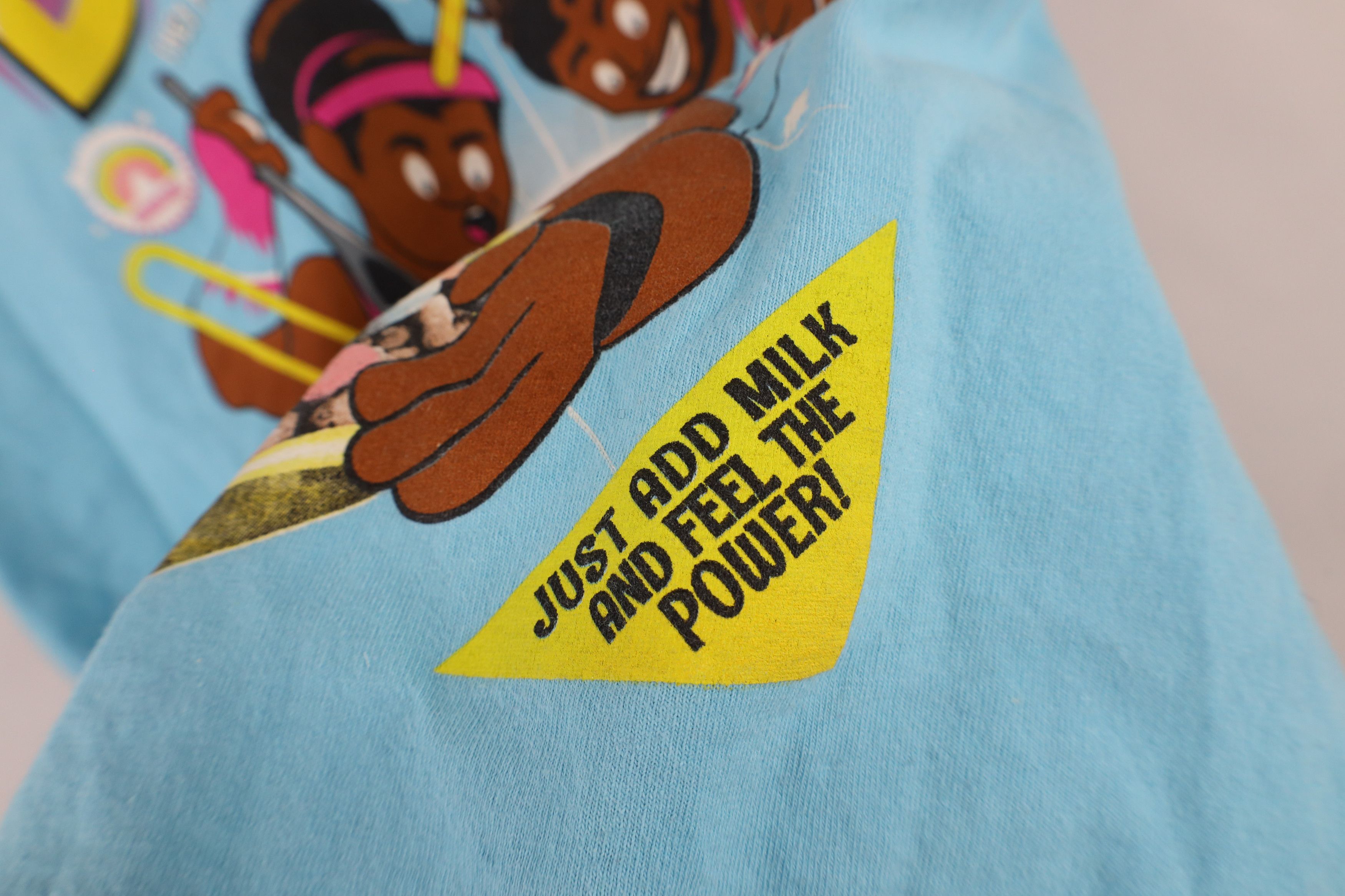 Vintage Y2K WWE Wrestling BootyO's Cereal The New Day T-Shirt Blue Size US L / EU 52-54 / 3 - 7 Thumbnail
