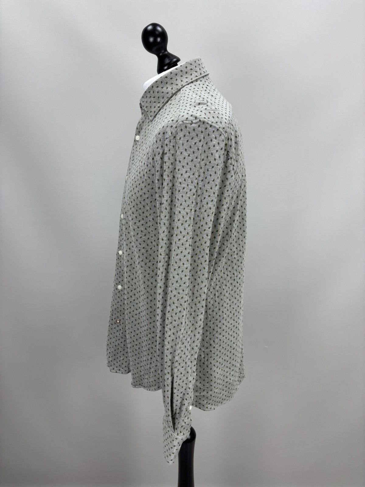 Hugo Boss Mens shirt BOSS Size L Color Gray Size US L / EU 52-54 / 3 - 9 Thumbnail
