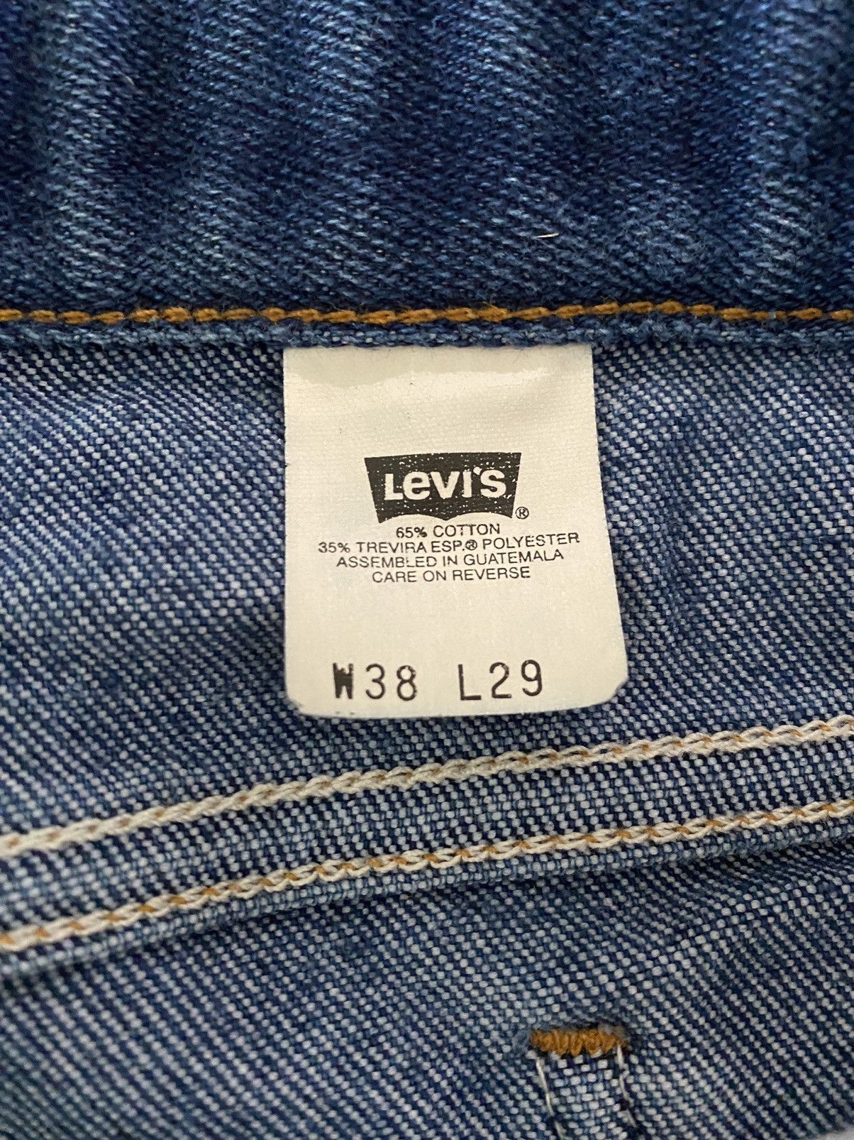 Levi's × Levi's Vintage Clothing × Vintage Vintage Levis Denim Size US 38 / EU 54 - 3 Thumbnail