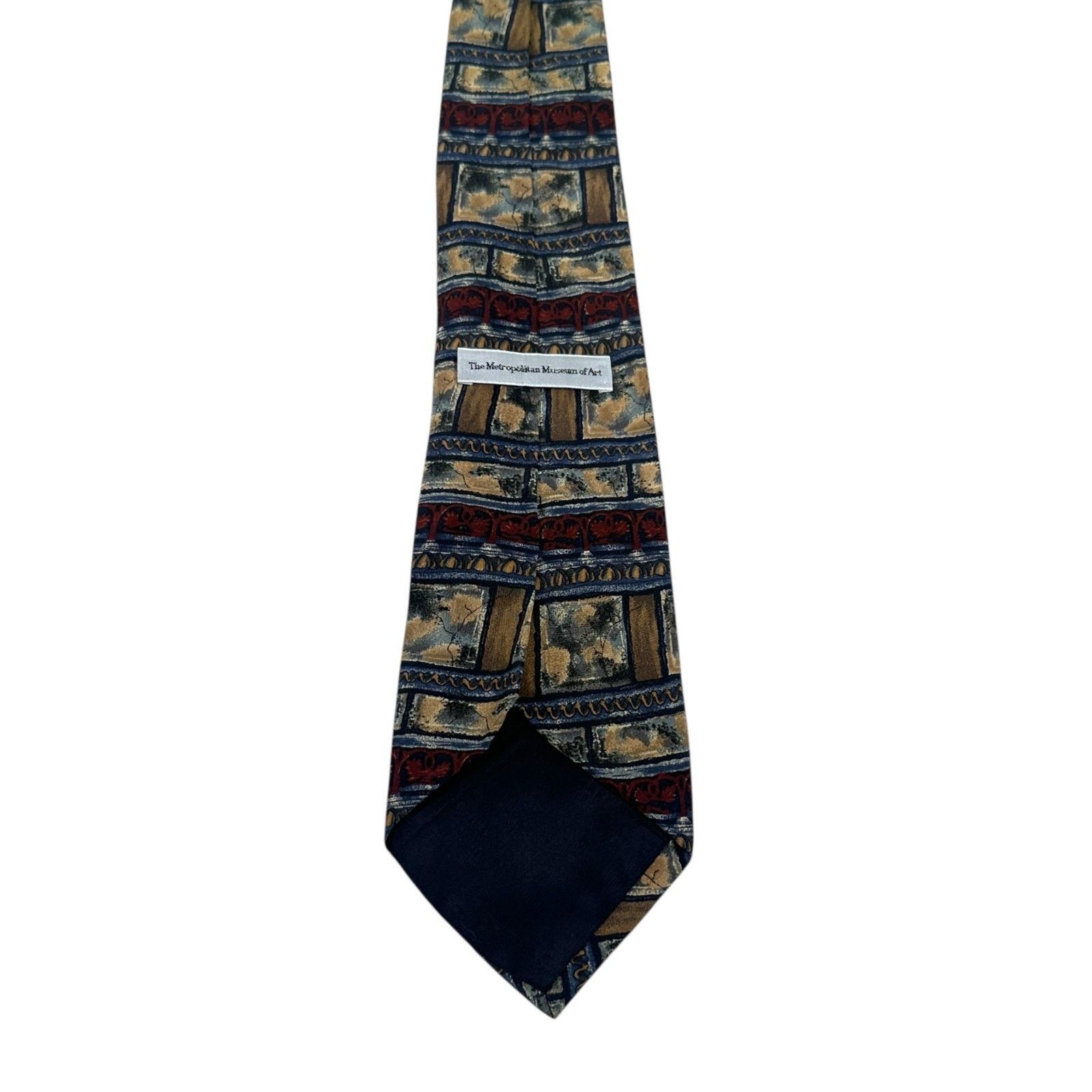 Other VTG MoMA Metropolitan Museum of Art Neck Tie Multicolor Silk Size ONE SIZE - 2 Thumbnail