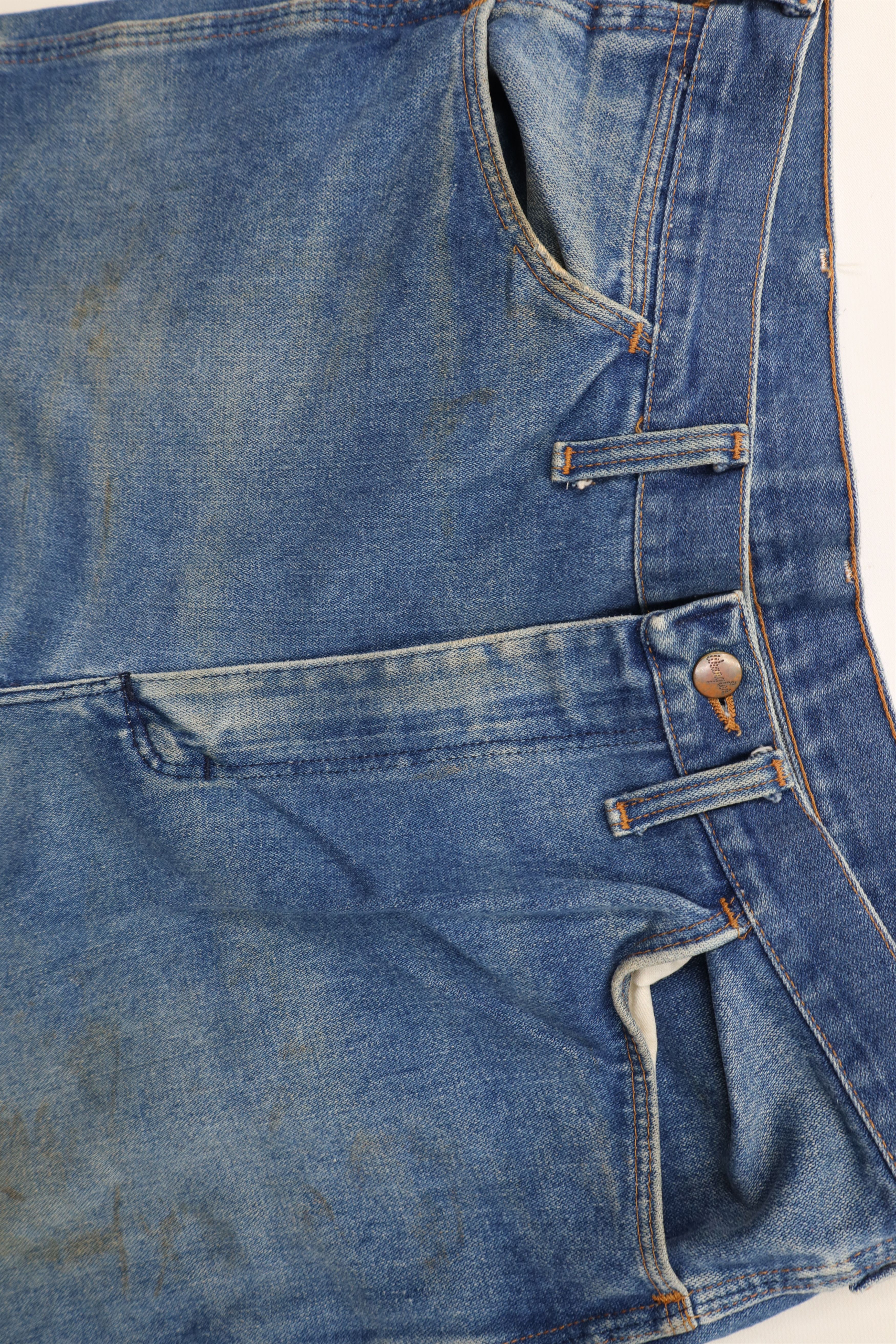 Vintage × Wrangler Vintage 90s Wrangler Wide Leg Denim Jeans Blue Cotton USA Size US 36 / EU 52 - 8 Thumbnail