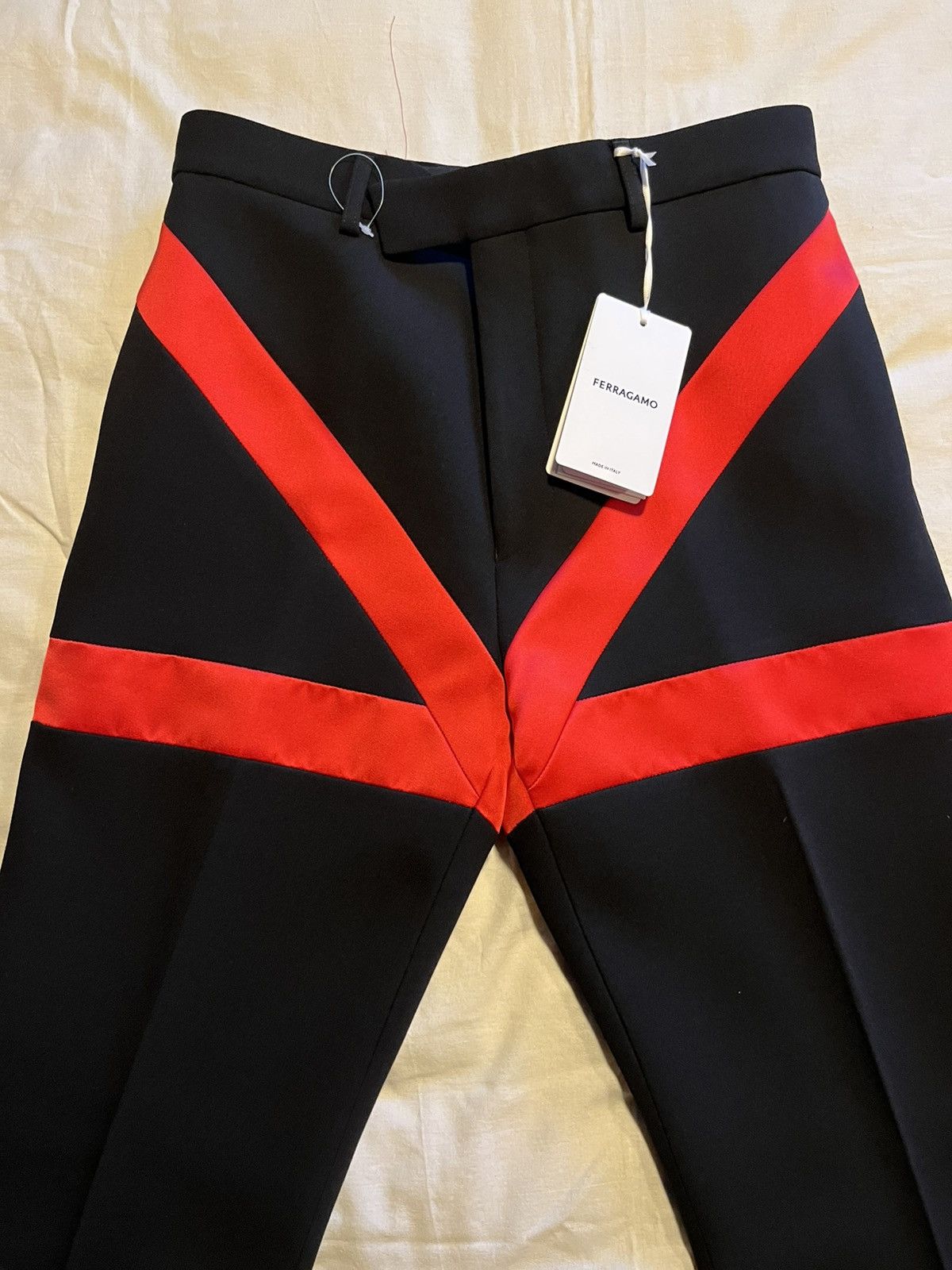 Salvatore Ferragamo Ferragamo wide leg wool pants. Size US 31 - 8 Thumbnail