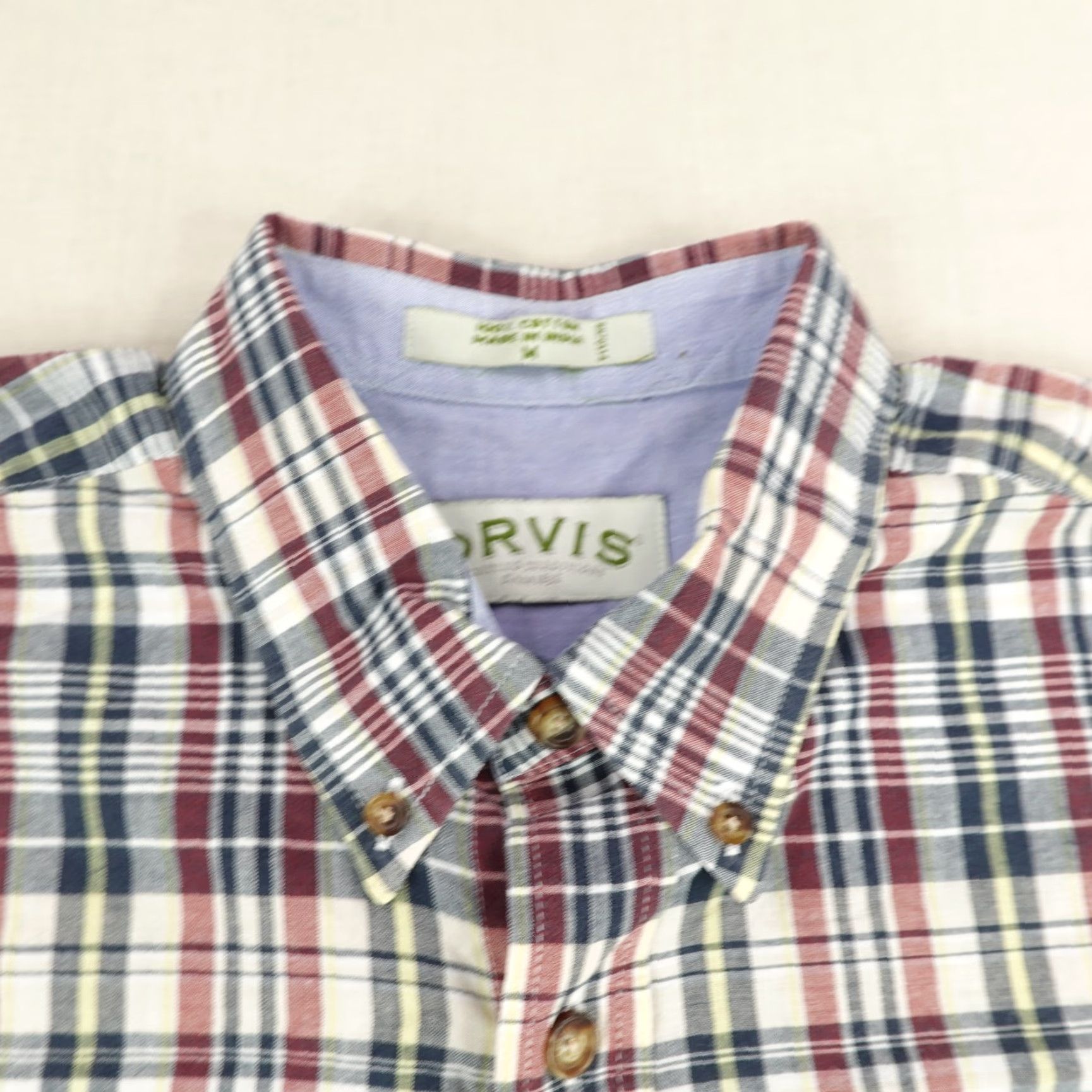 Orvis Orvis Shirt Mens M Blue Plaid Button-Up Collared Short Sleeve Casual Outdoor Workwear Size US M / EU 48-50 / 2 - 2 Thumbnail