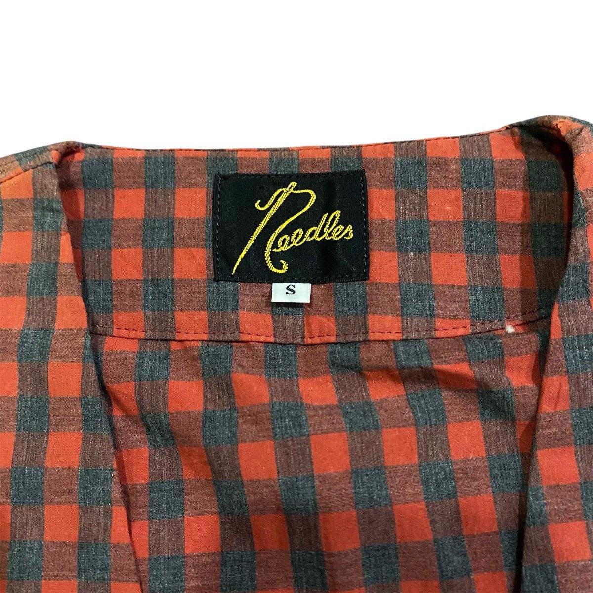 Needles ‼️LAST DROP‼️Needles Longline Gingham Cardigan Collarless Red Size US S / EU 44-46 / 1 - 15 Thumbnail