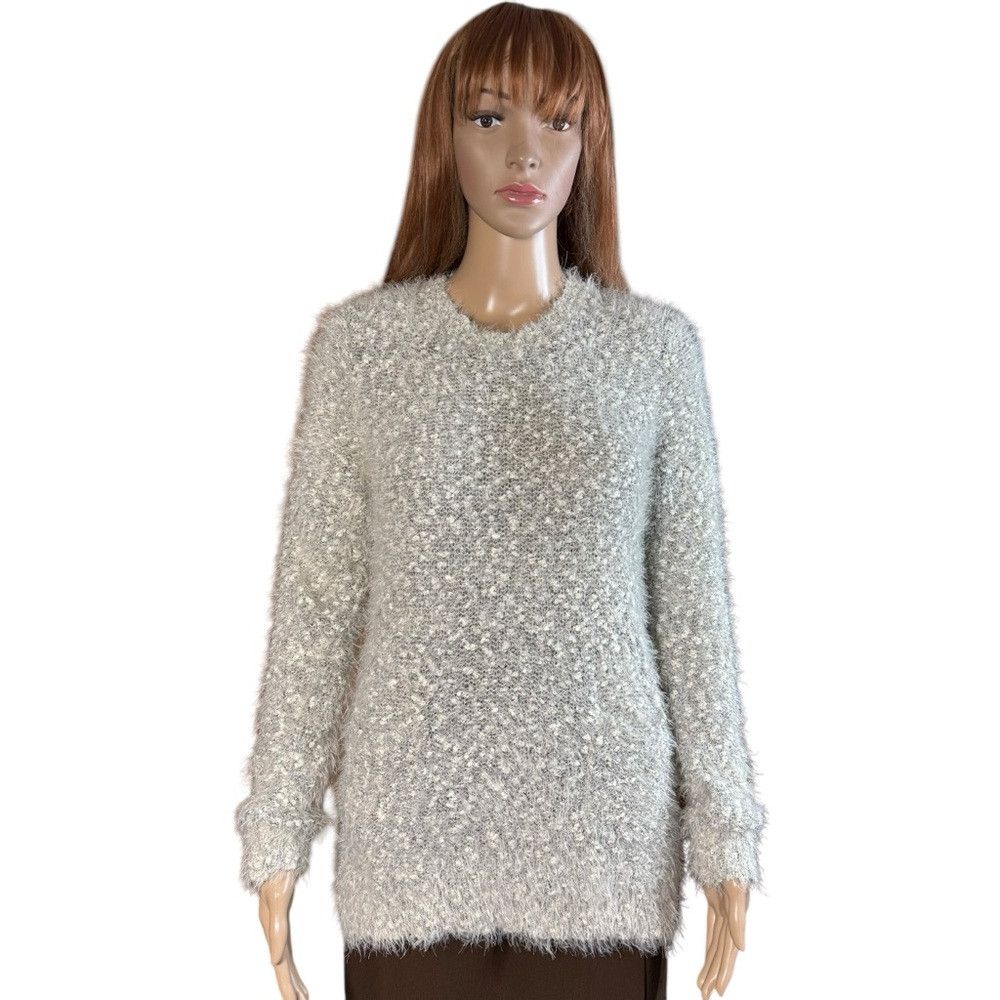 Other Katsumi Grey Knit Fuzzy Sweater Tunic Size S Size S / US 4 / IT 40 - 1 Thumbnail