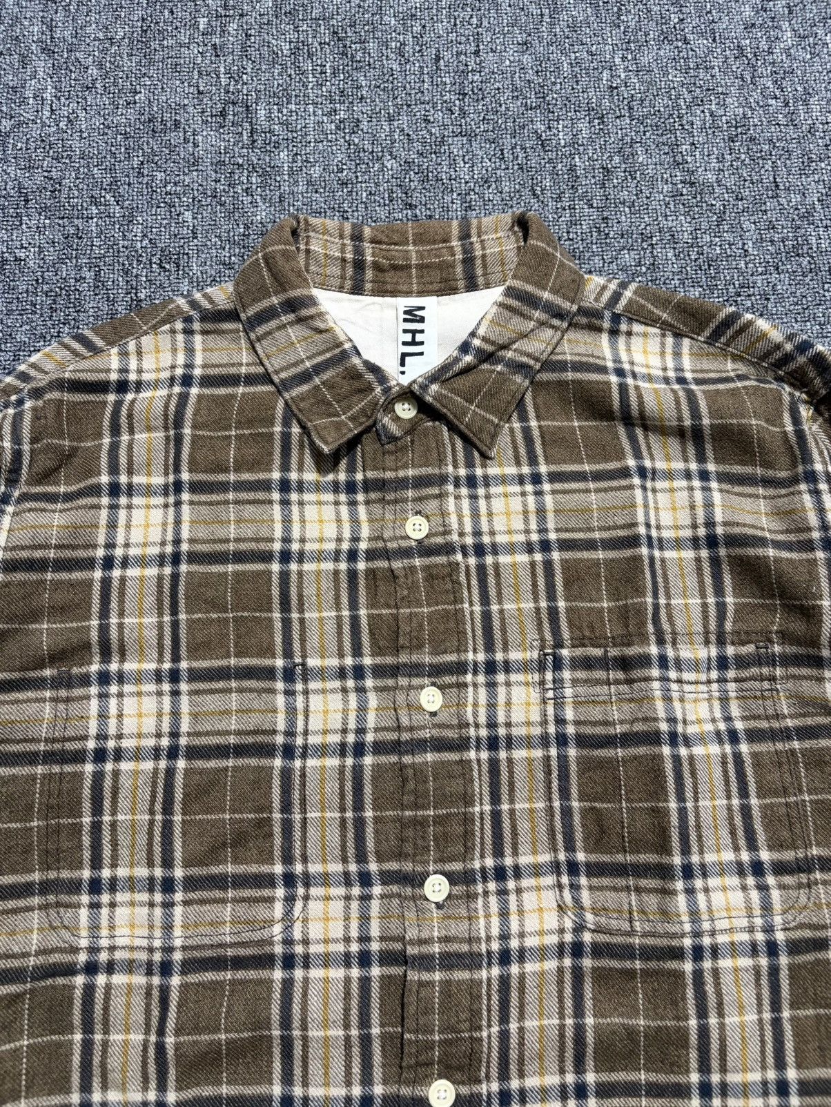Margaret Howell MHL margaret howell plaid flannel shirt Size US L / EU 52-54 / 3 - 1 Thumbnail