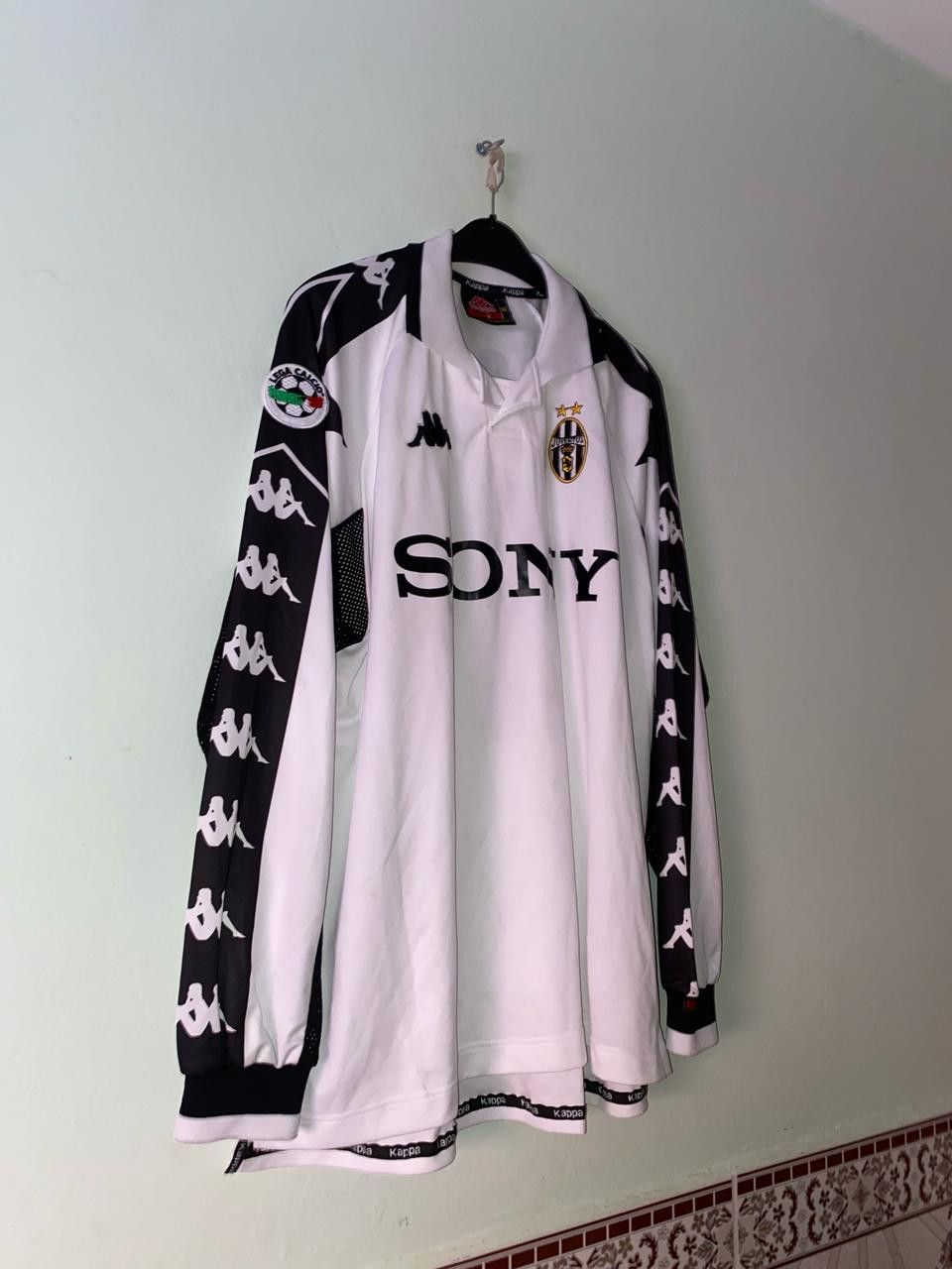 Kappa Juventus 1999/00 match worn jersey "Fonseca" Size US XL / EU 56 / 4 - 1 Thumbnail