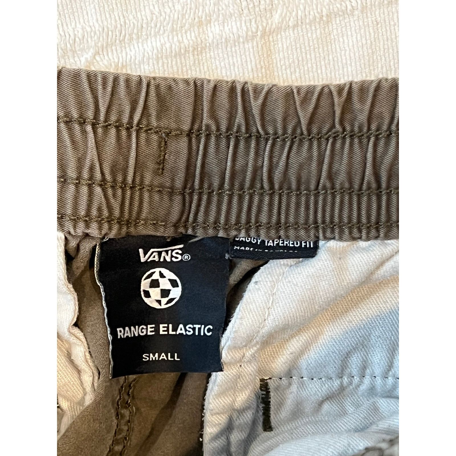 Vans Vans Baggy Tapered Range Elastic Cuffed Leg Joggers Mens Sm Size US 28 / EU 44 - 3 Thumbnail