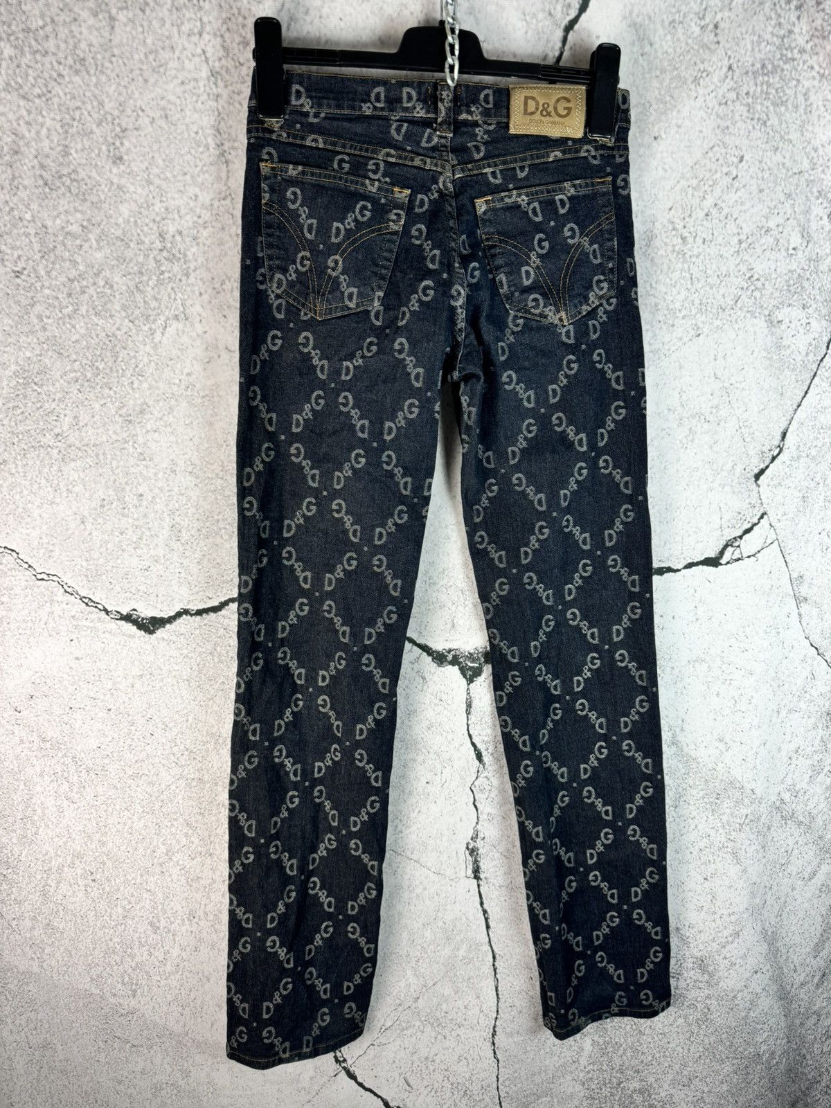 Dolce and gabbana monogram jeans sale