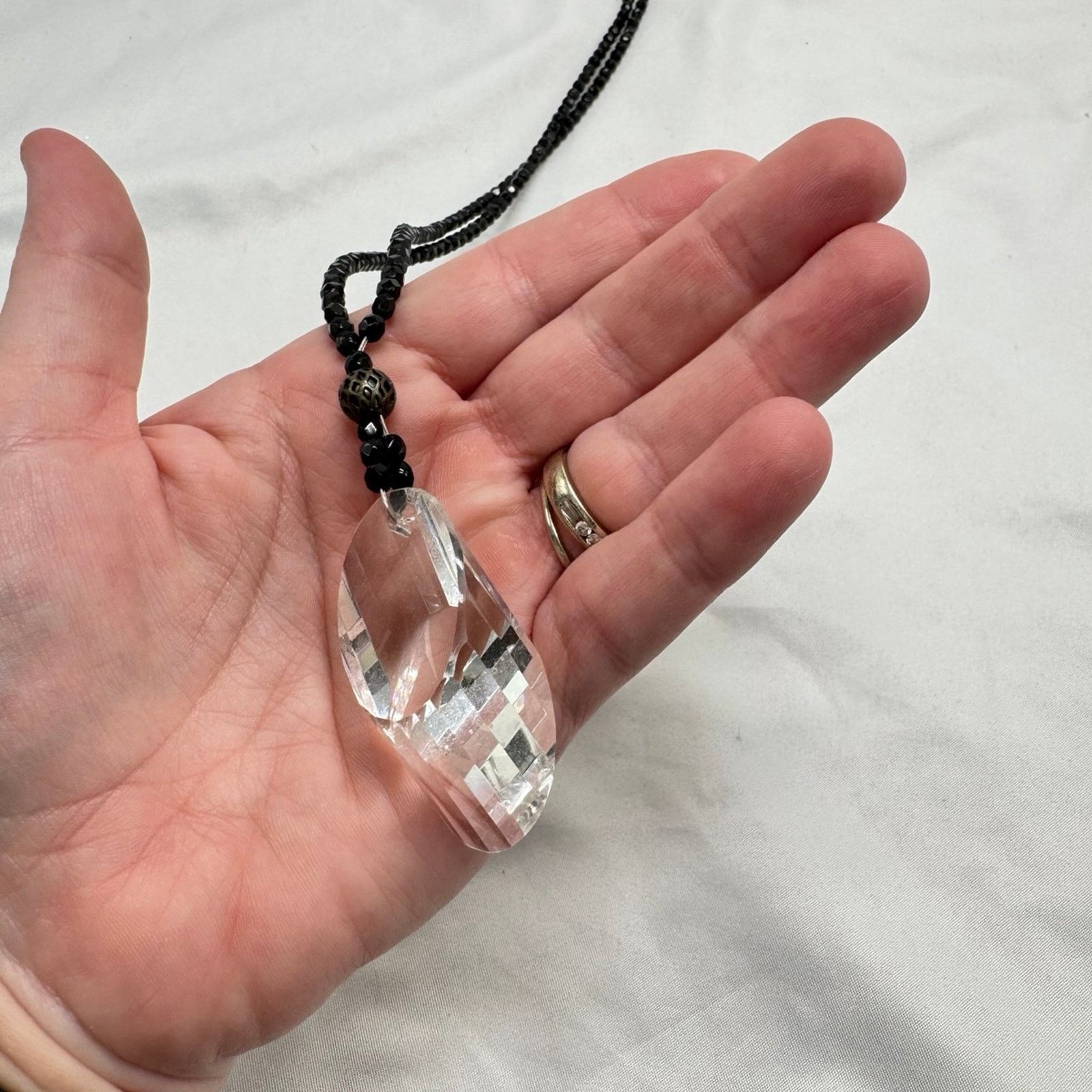 NBDN Nobrandedon VTG prism crystal necklace Size ONE SIZE - 5 Thumbnail