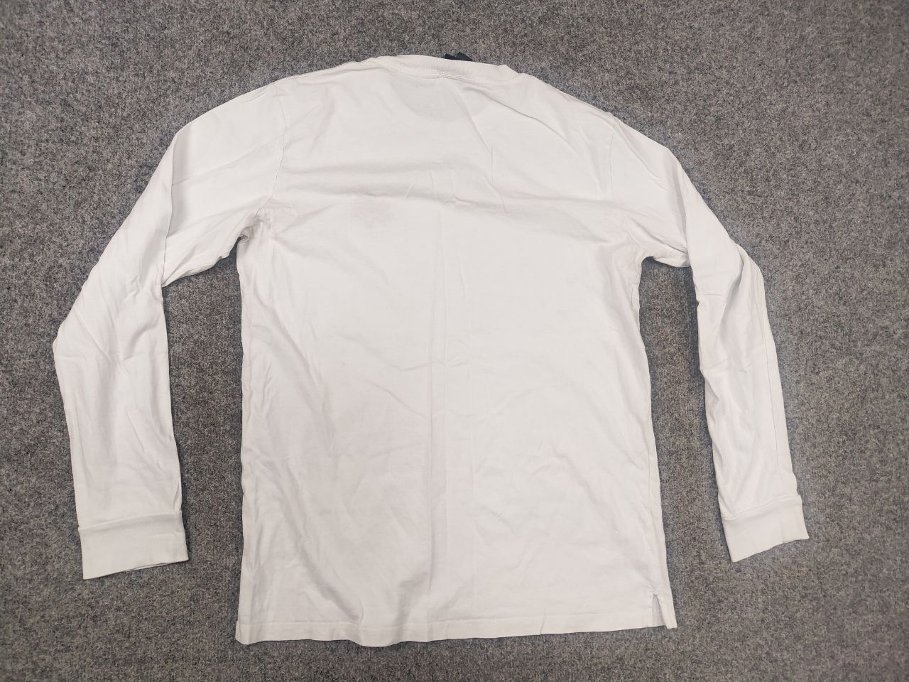 Percival Percival Design Logo White Cotton Regula Long Sleeve T Shirt Size US M / EU 48-50 / 2 - 11 Thumbnail