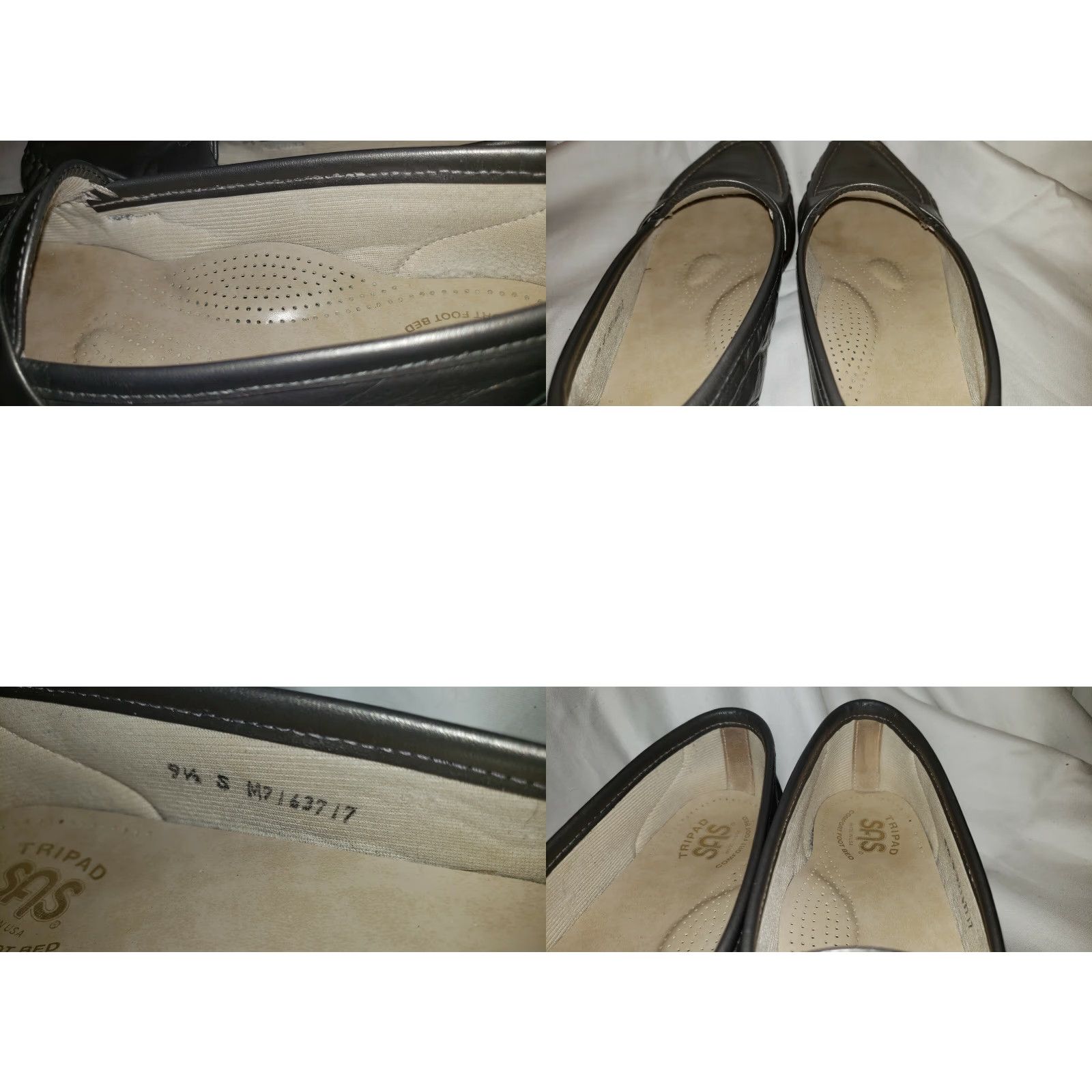 SAS SAS Women's Loafers Size 9.5 Pewter MOC TOE Leather Cushioned Tripad Comfort Casual Loafers Womens Shoes Size US 10 / IT 40 - 8 Thumbnail