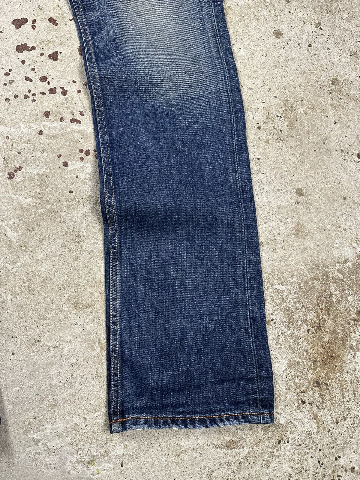 Adidas RARE Adidas Conductor Washed Navy Denim Pants Jeans y2k Size US 29 - 3 Thumbnail